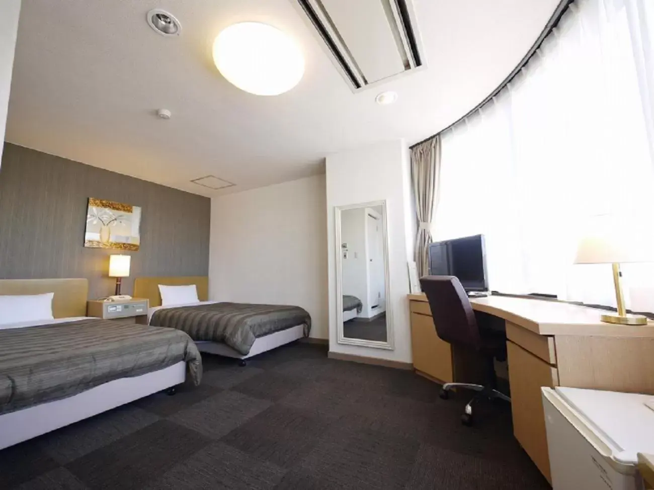 Bed in Hotel Route-Inn Seibu Chihibu Ekimae