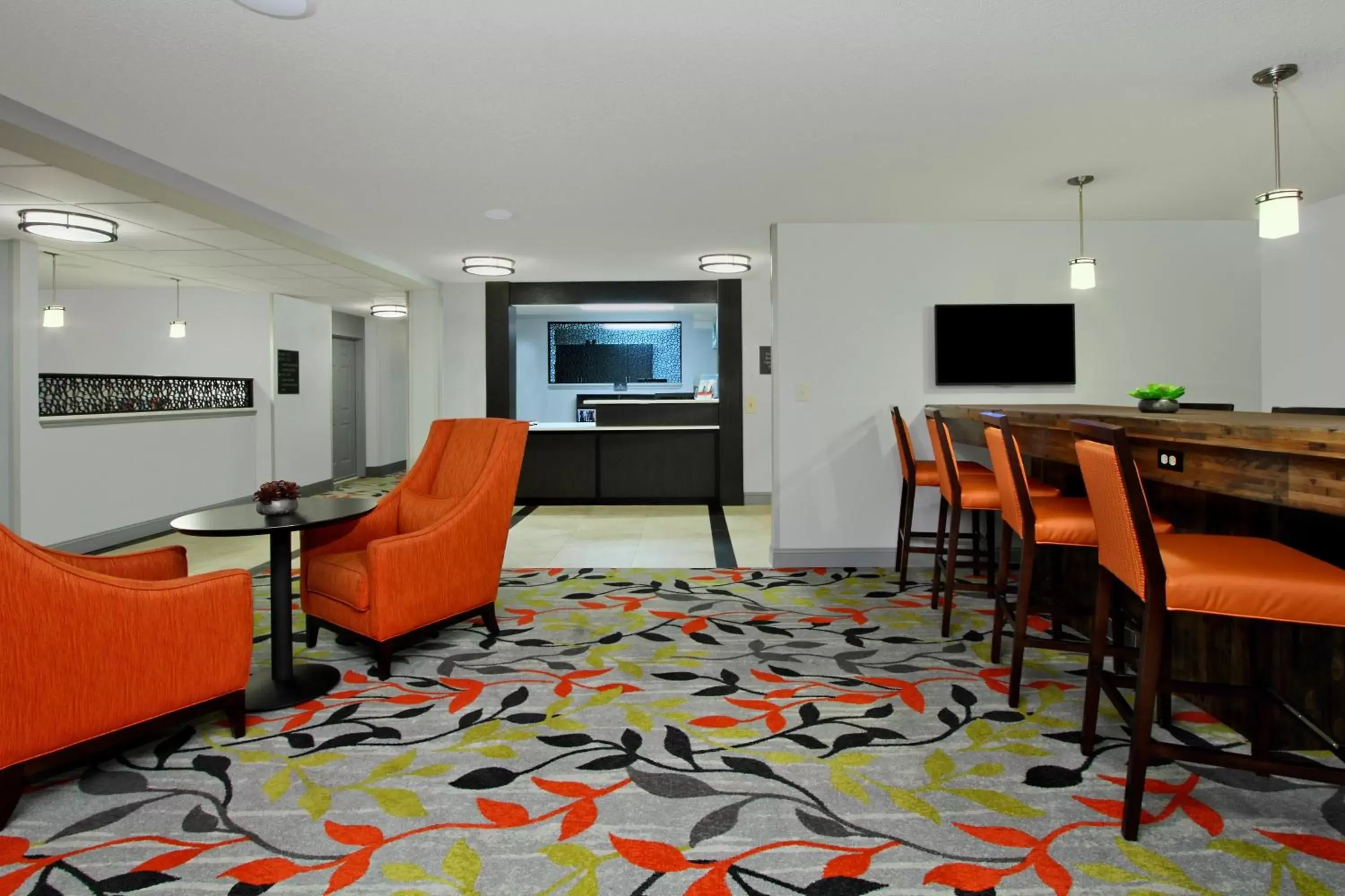 Property building, Seating Area in Candlewood Suites Rogers-Bentonville, an IHG Hotel