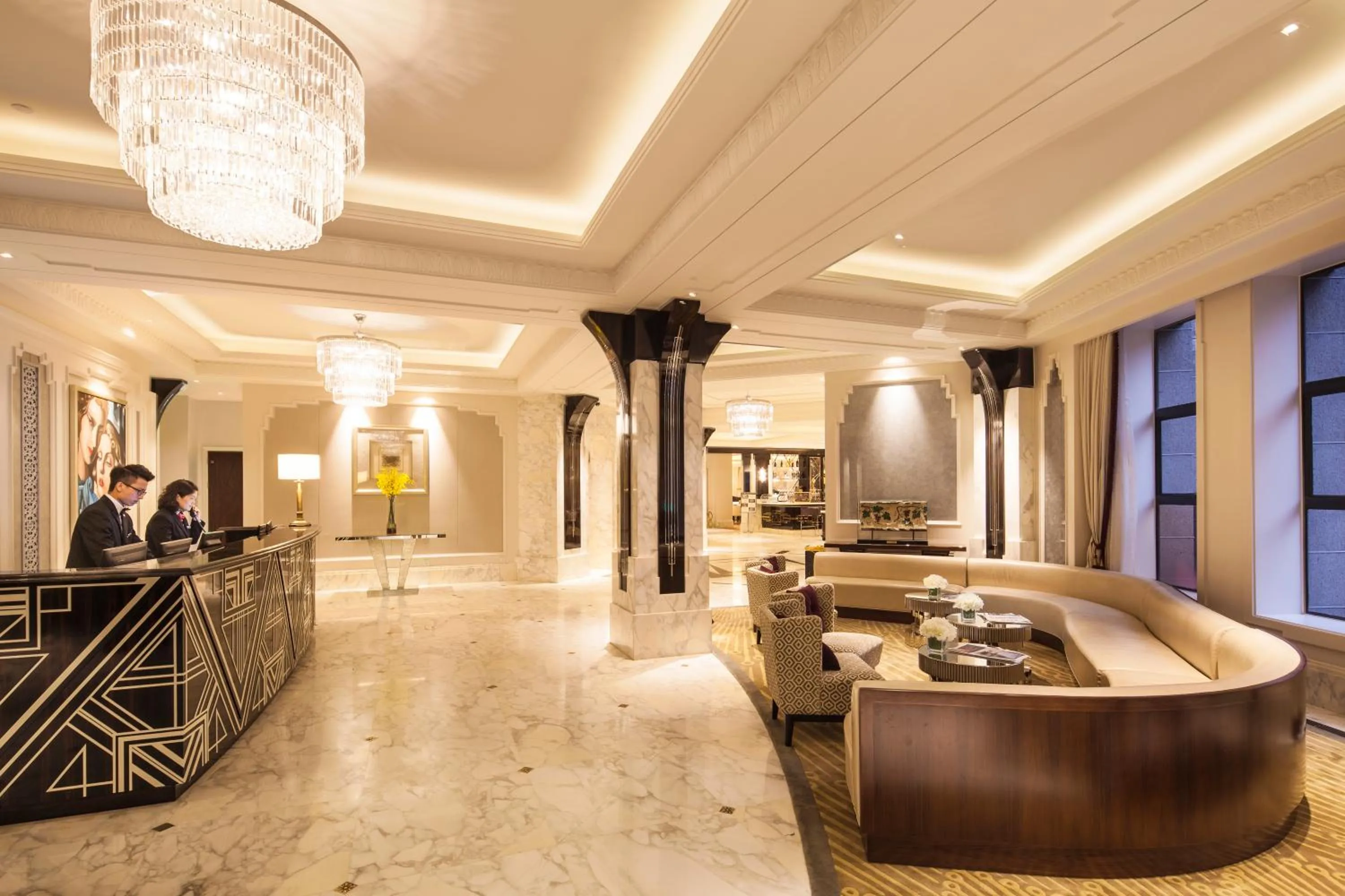 Lobby or reception in 上海外滩锦江都城新城饭店 Metropolo Xin Cheng Hotel, The Bund Shanghai
