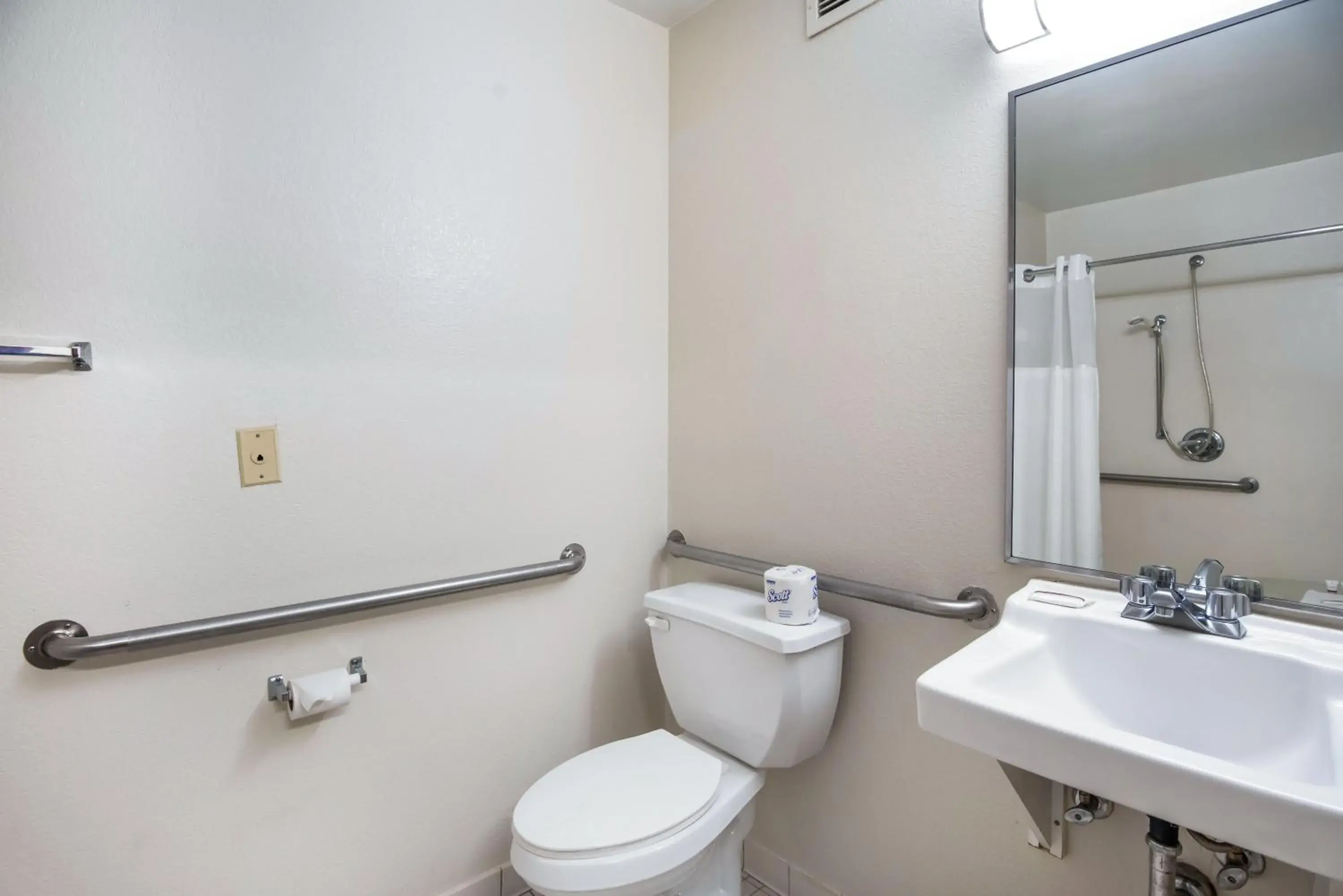 Photo of the whole room, Bathroom in HomeTowne Studios by Red Roof Colorado Springs - Airport