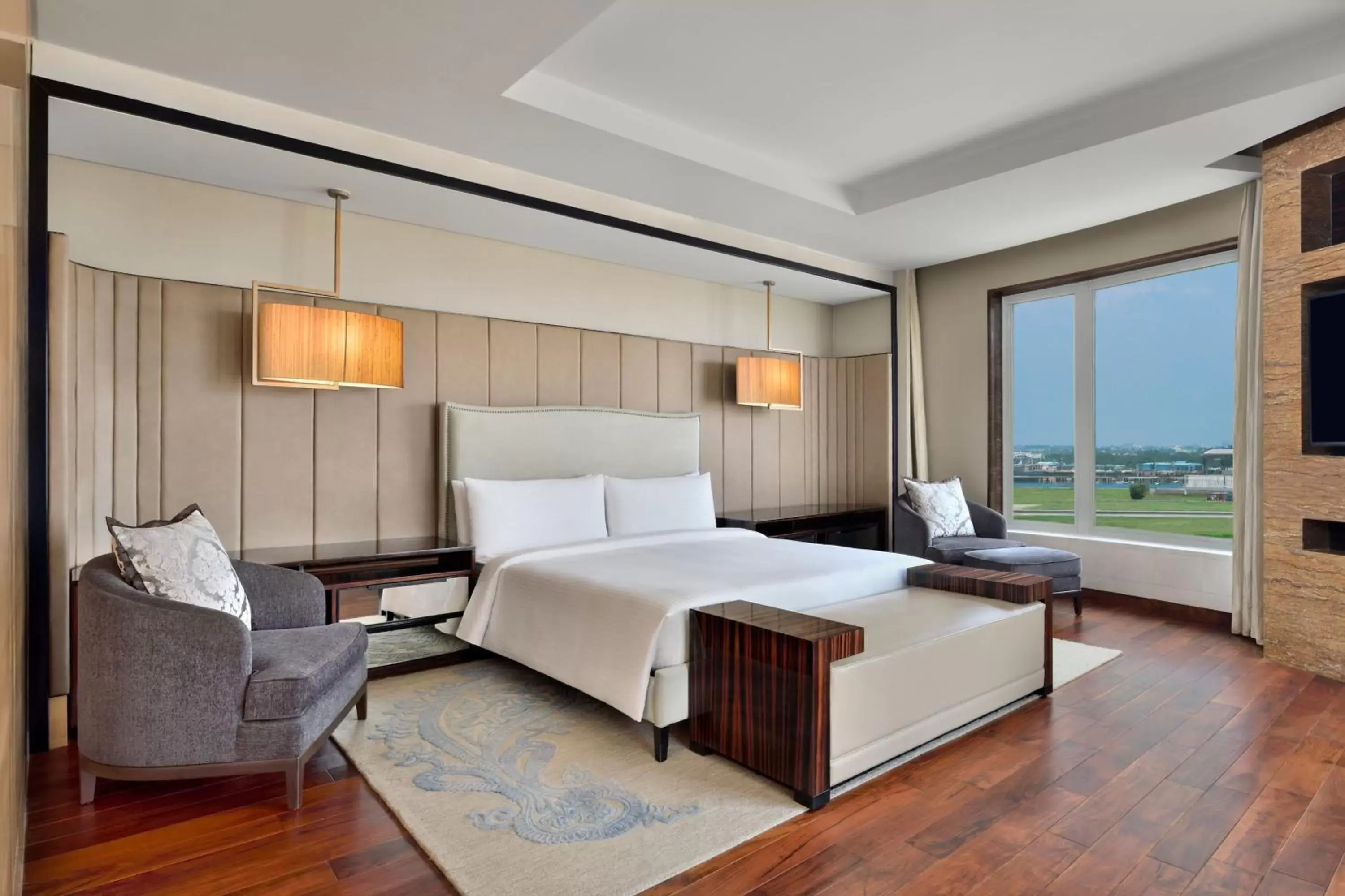 Bedroom in JW Marriott Hotel New Delhi Aerocity