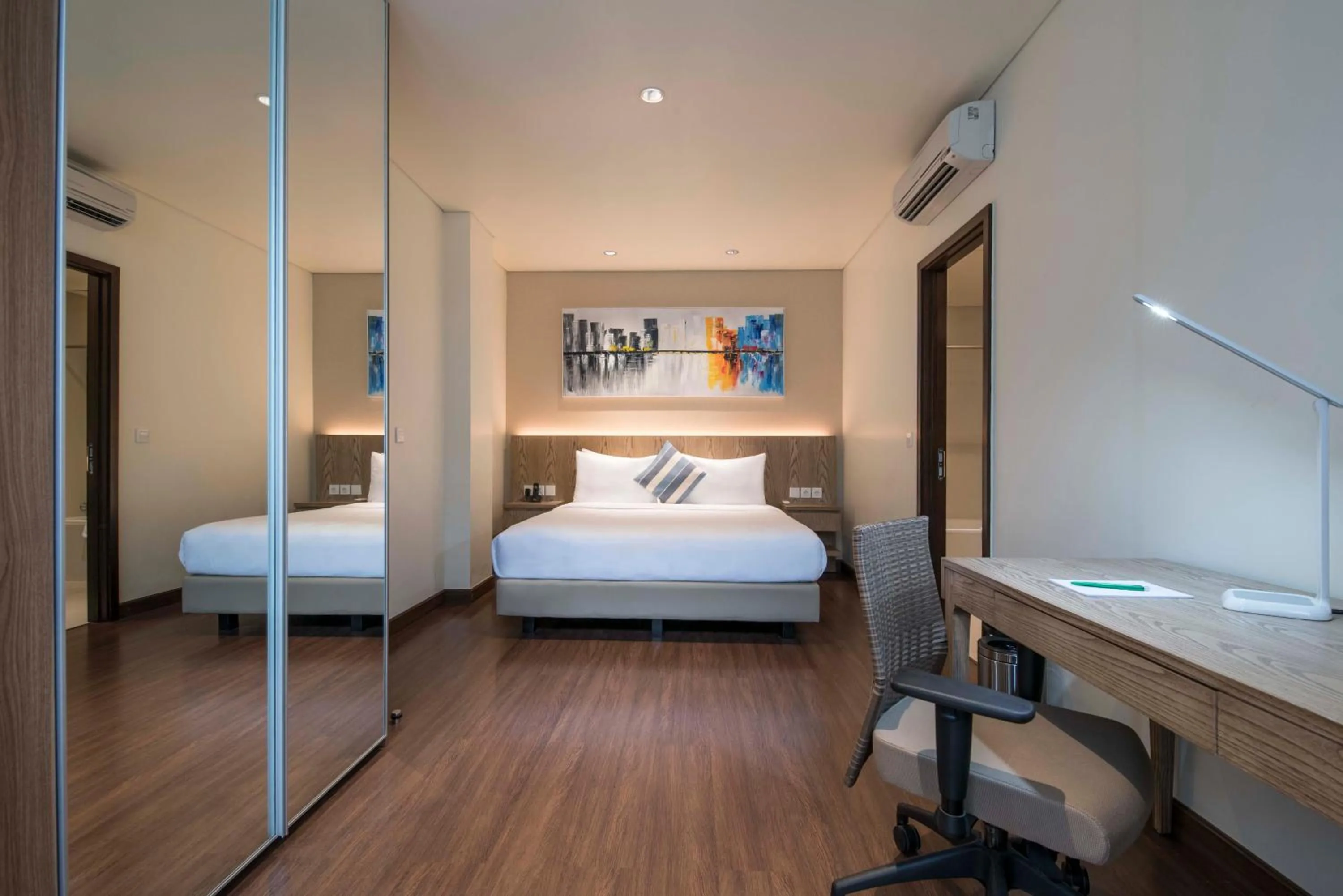 Bed in Dwijaya House of Pakubuwono