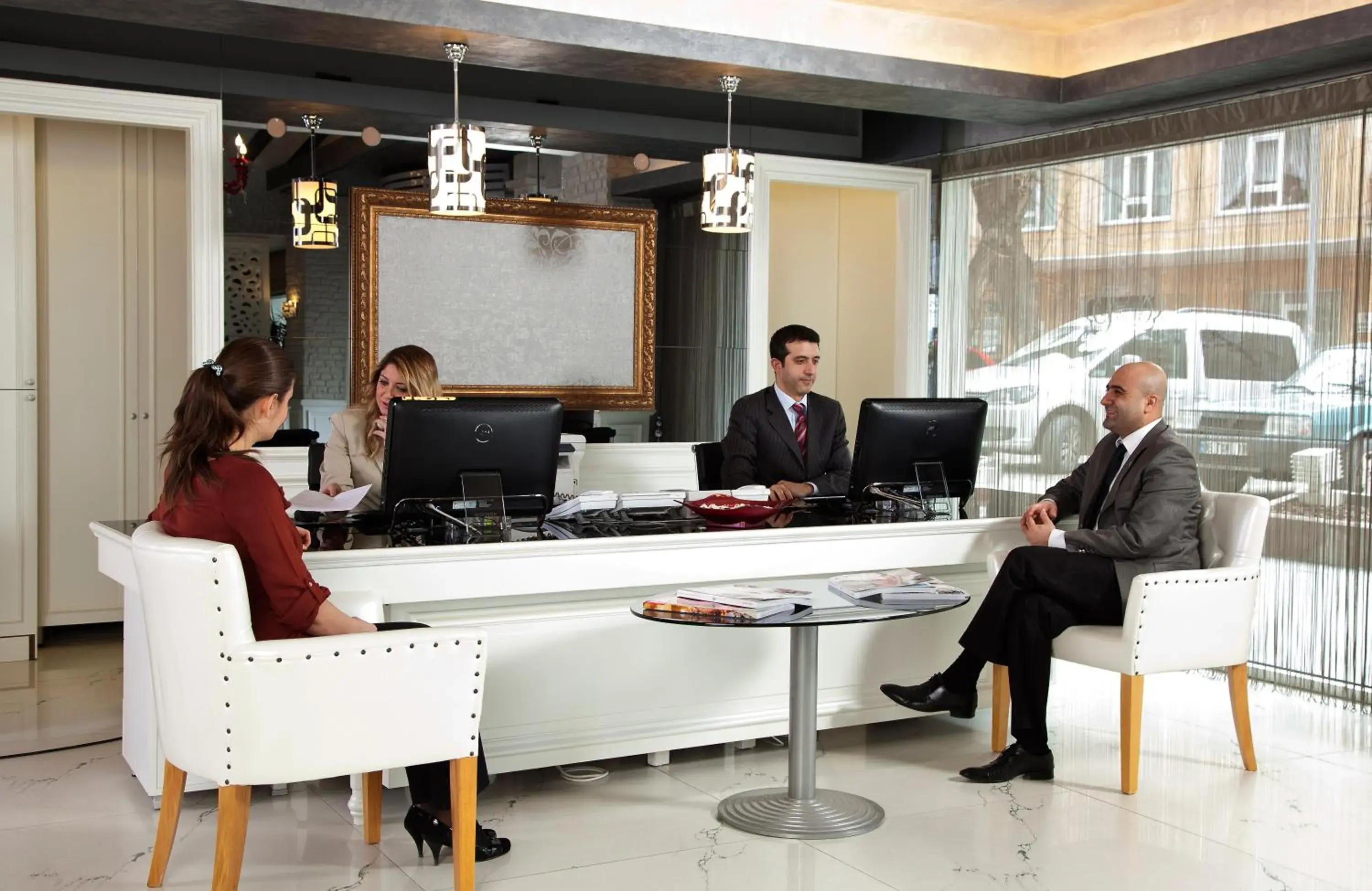 Lobby or reception in Limak Ambassadore Hotel Ankara