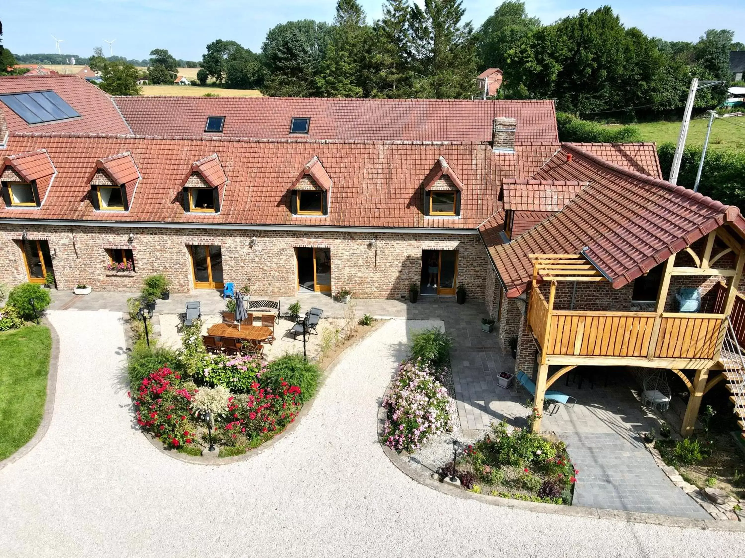 Bird's eye view, Bird's-eye View in La Mésangeraie Gîte Chambres d'hôtes