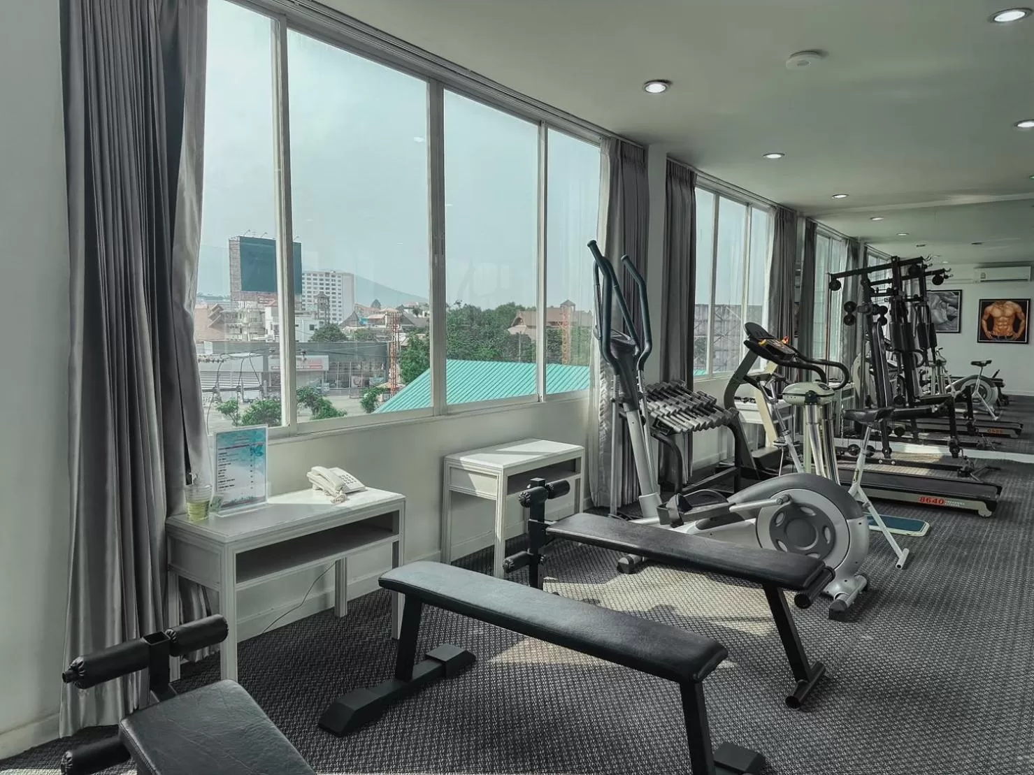 Fitness centre/facilities in Hotel De Khuvieng