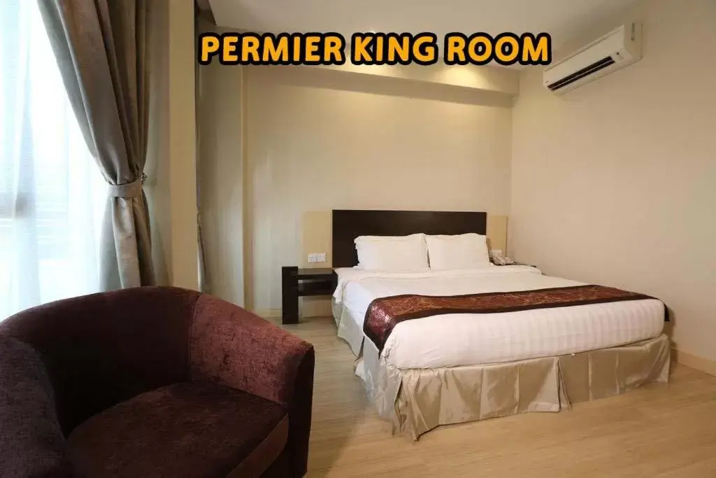 Bed in Ideals Hotel Melaka