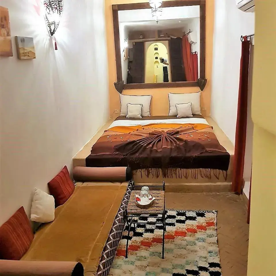 Bed in Riad Dar Saba