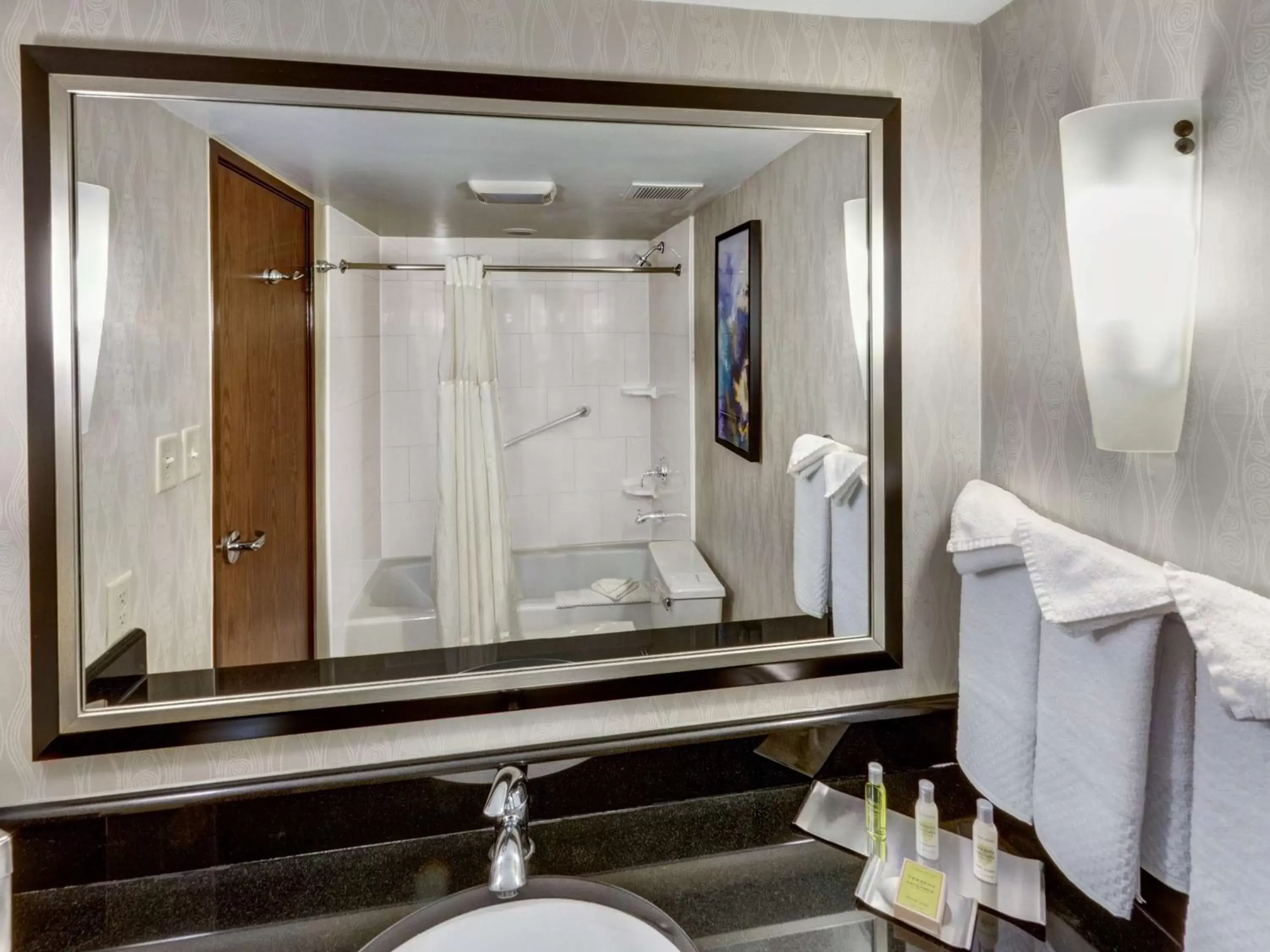 Bathroom in DoubleTree by Hilton Wichita Airport
