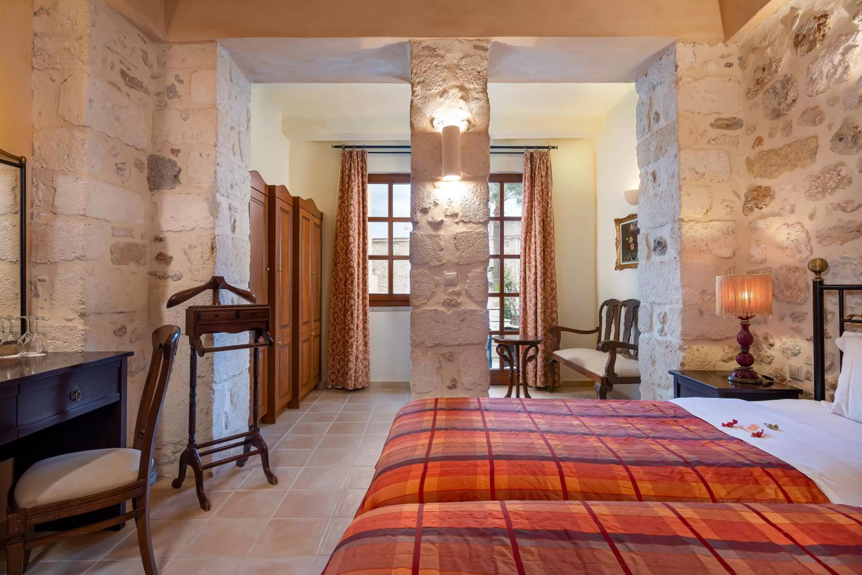 Photo of the whole room, Bed in Palazzino Di Corina