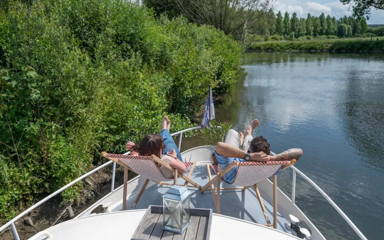 Other in Sealov- Nuit sur un bateau à quai, halte bucolique entre Pont-Remy et Abbeville