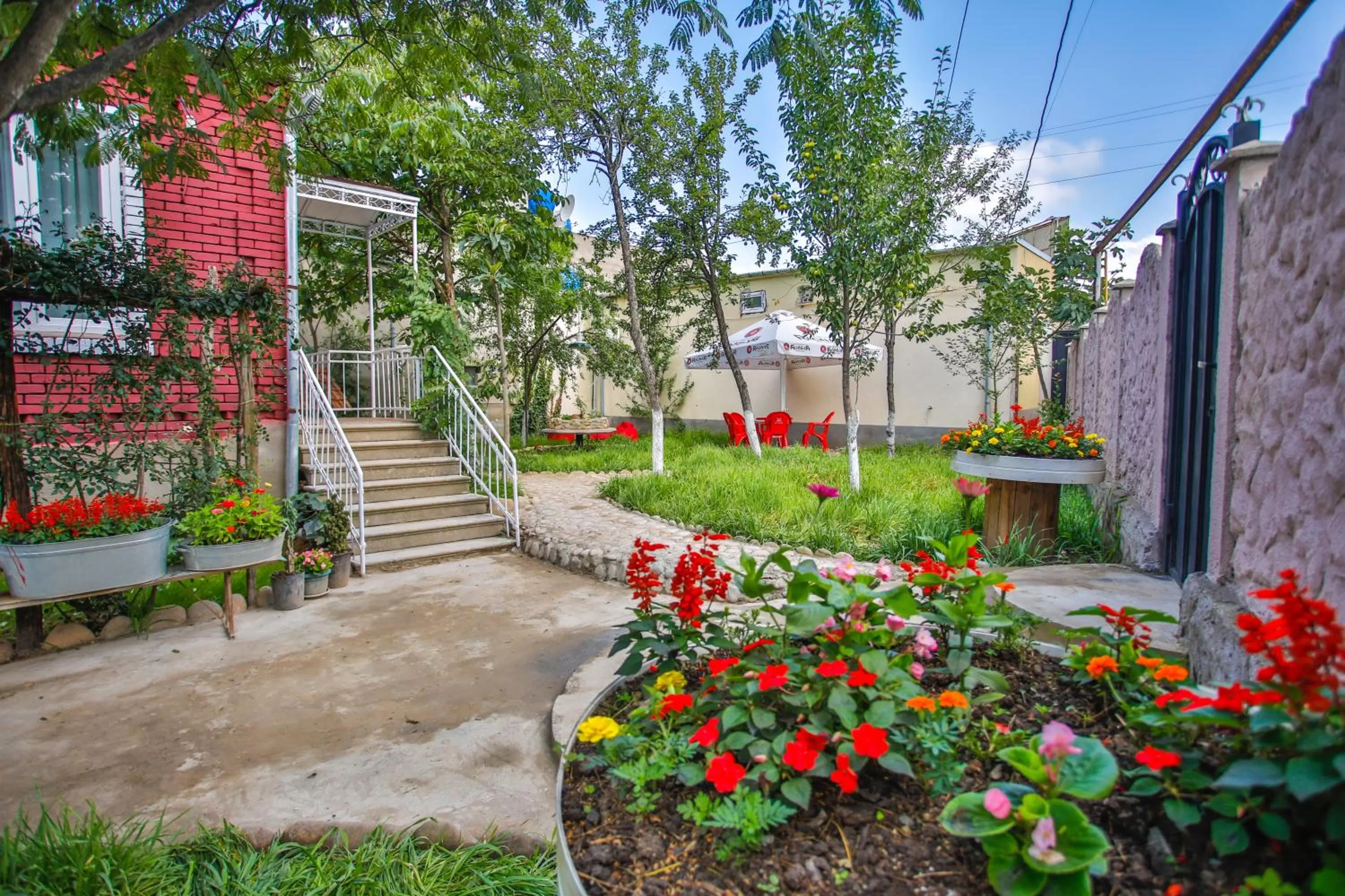 Patio, Children's Play Area in Book Hotel
