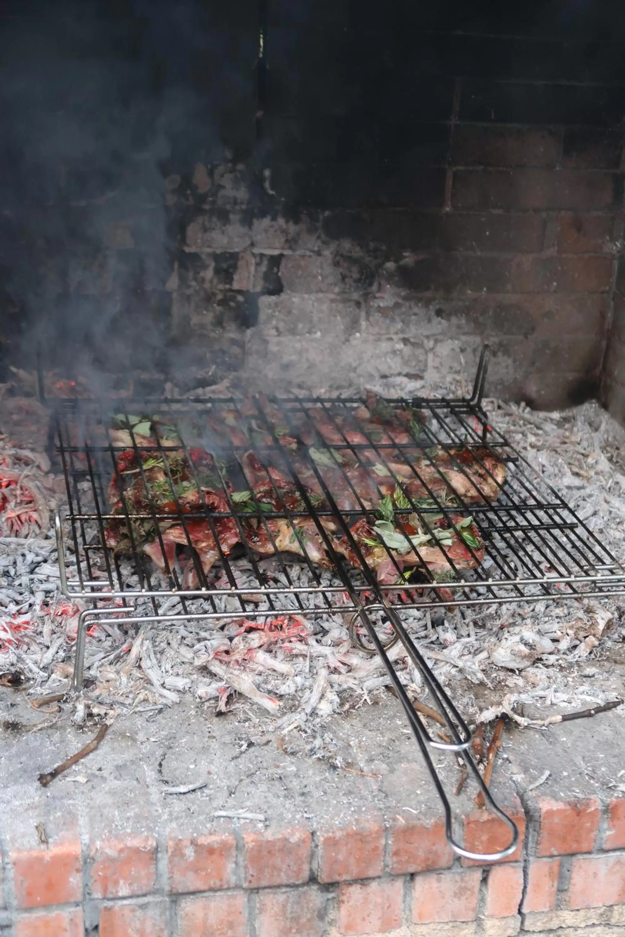 BBQ facilities in l'Orangerie de La Pontête
