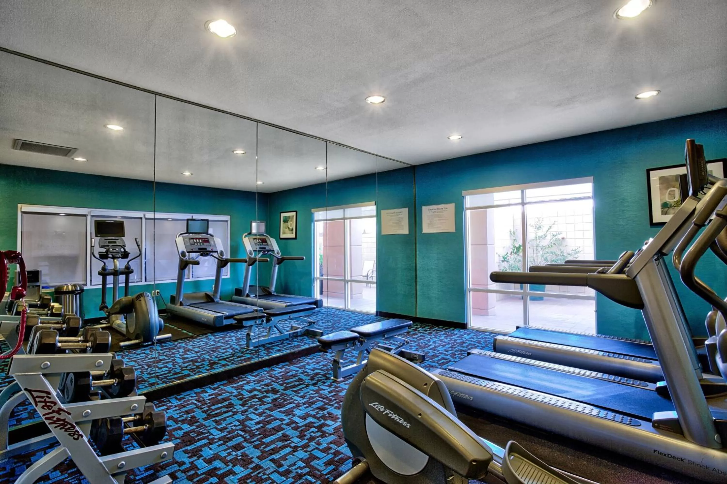Fitness centre/facilities in Fairfield Inn and Suites by Marriott McAllen