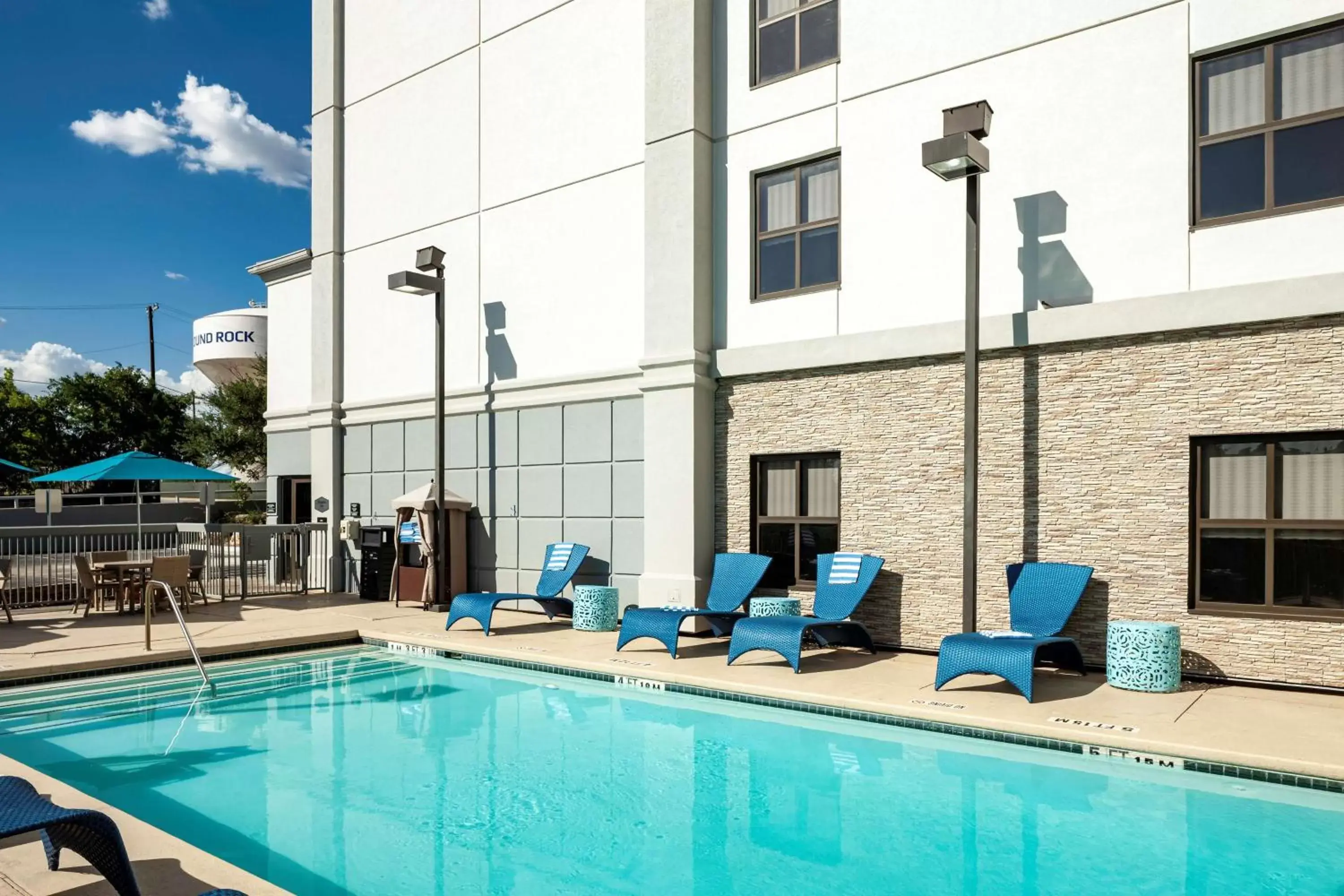 Pool view, Swimming Pool in Hampton Inn Austin Round Rock