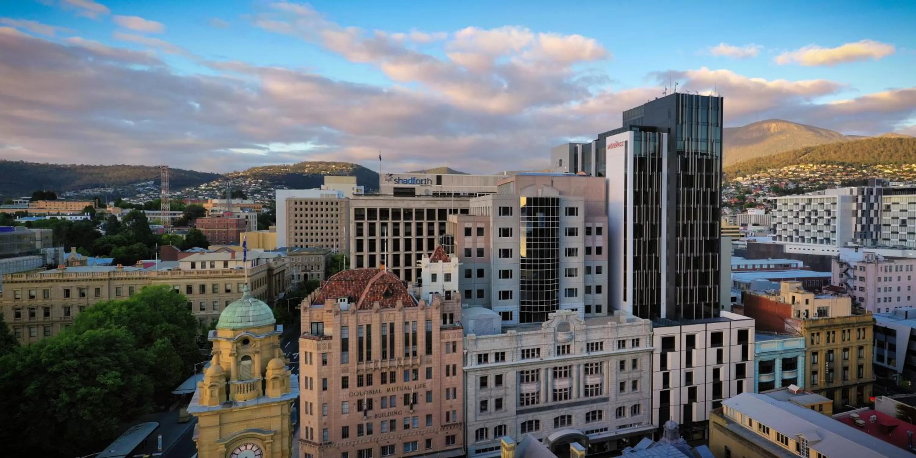 City view in Mövenpick Hotel Hobart