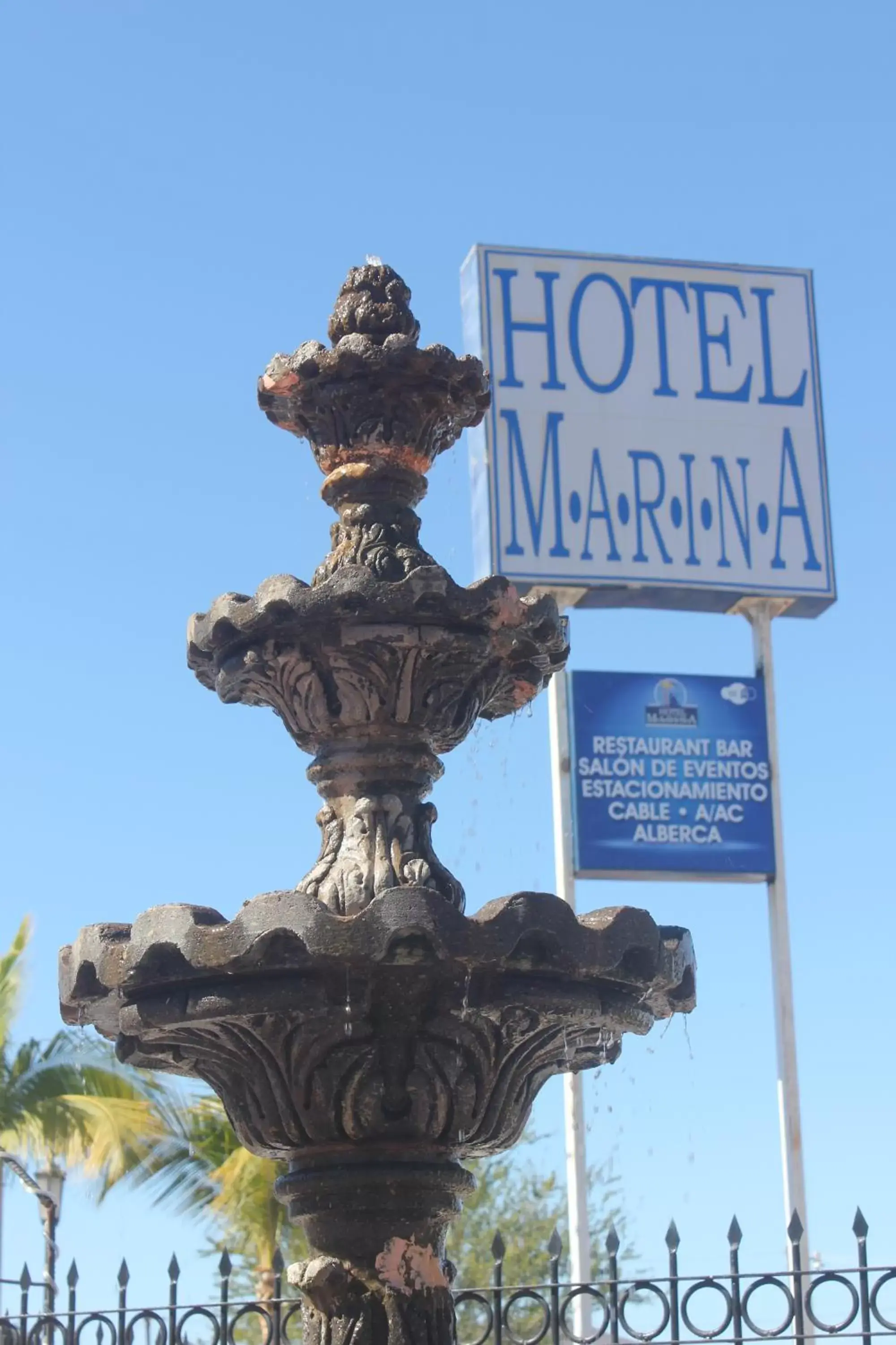 Property logo or sign in Hotel Marina Topolobampo