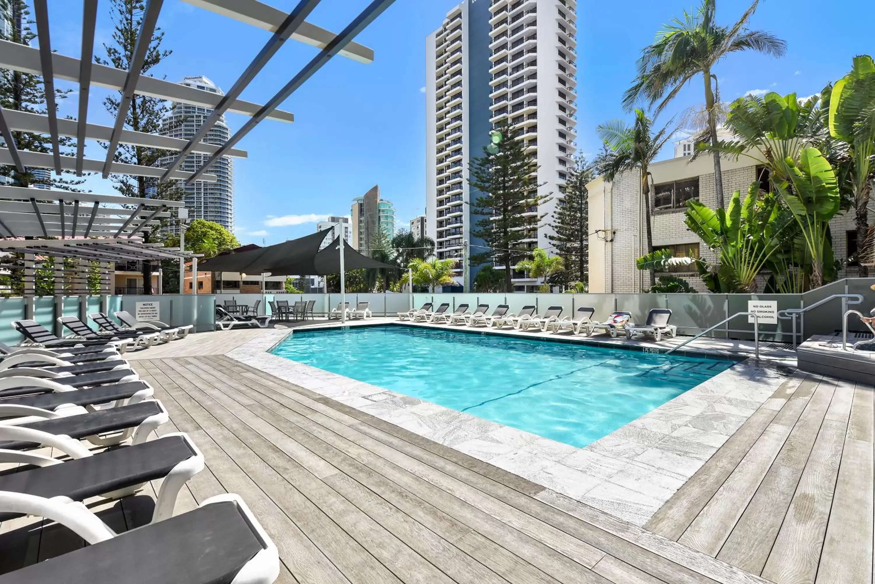 Swimming Pool in Surfers Century Oceanside Apartments