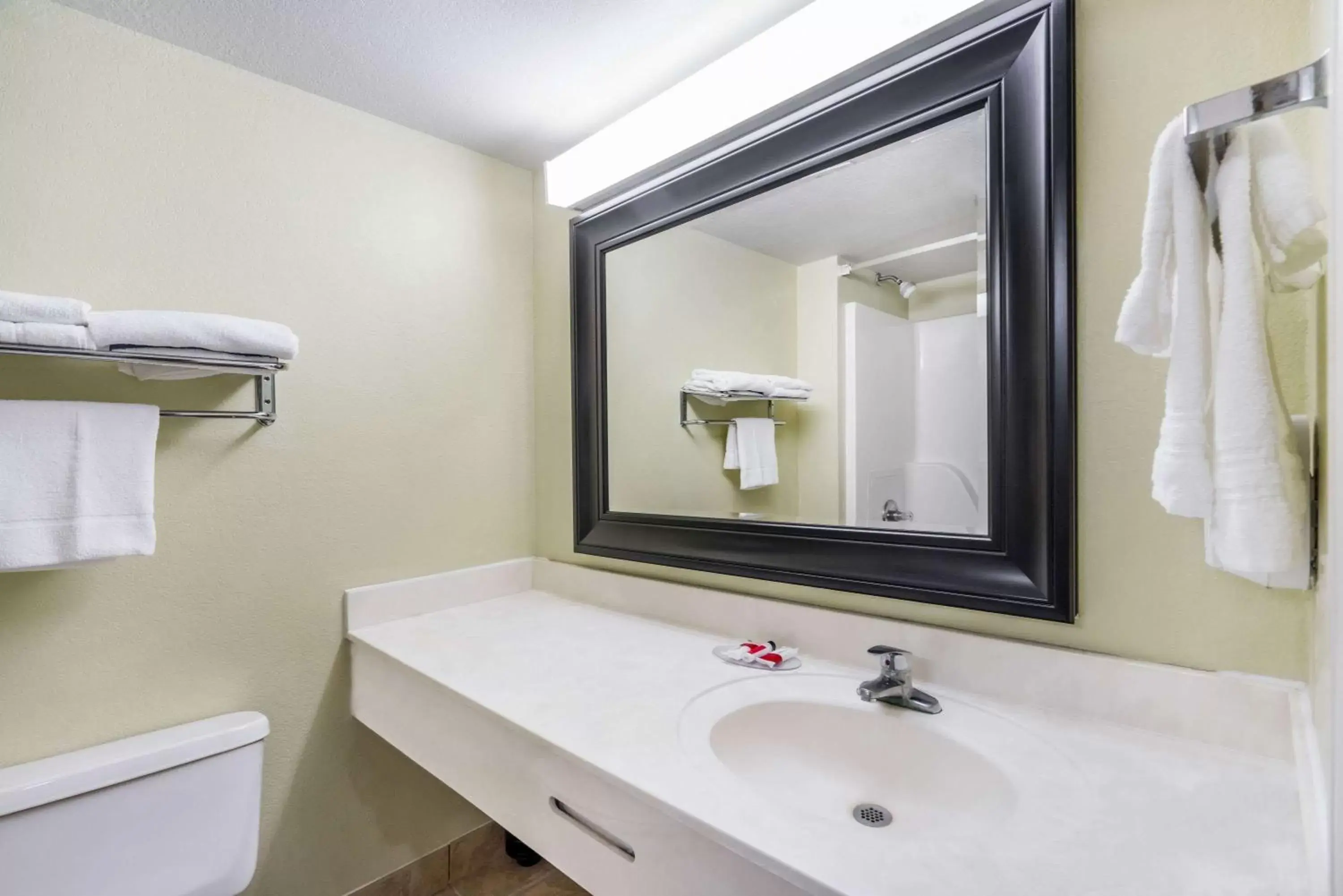 Bathroom in Super 8 by Wyndham Dandridge