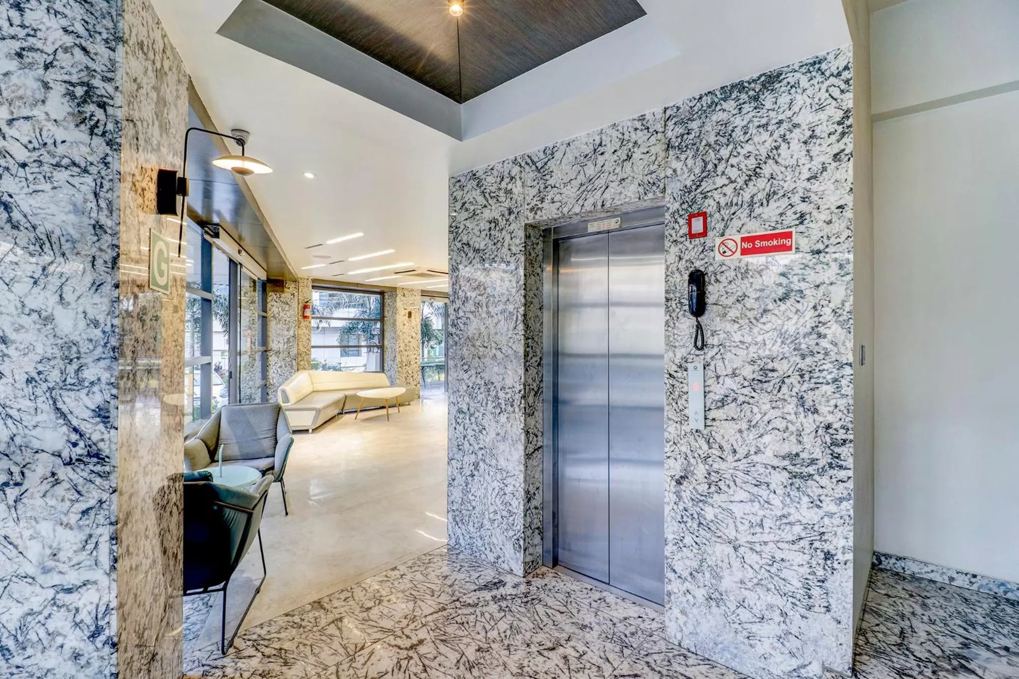 elevator in FabHotel Prime Oasis Blue - Near Chetak Bridge