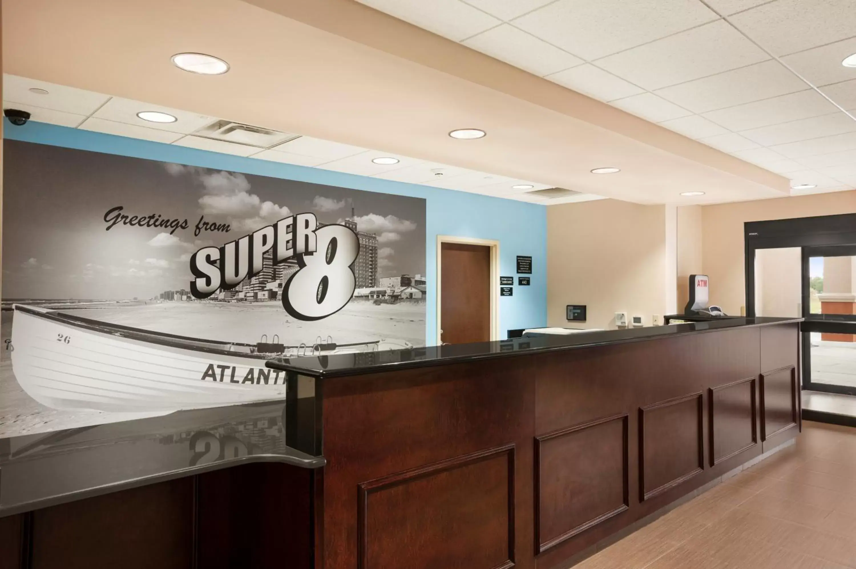 Lobby or reception, Lobby/Reception in Super 8 by Wyndham Pennsville/Wilmington