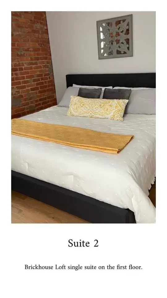 Bed in Brickhouse Loft - a boutique hotel