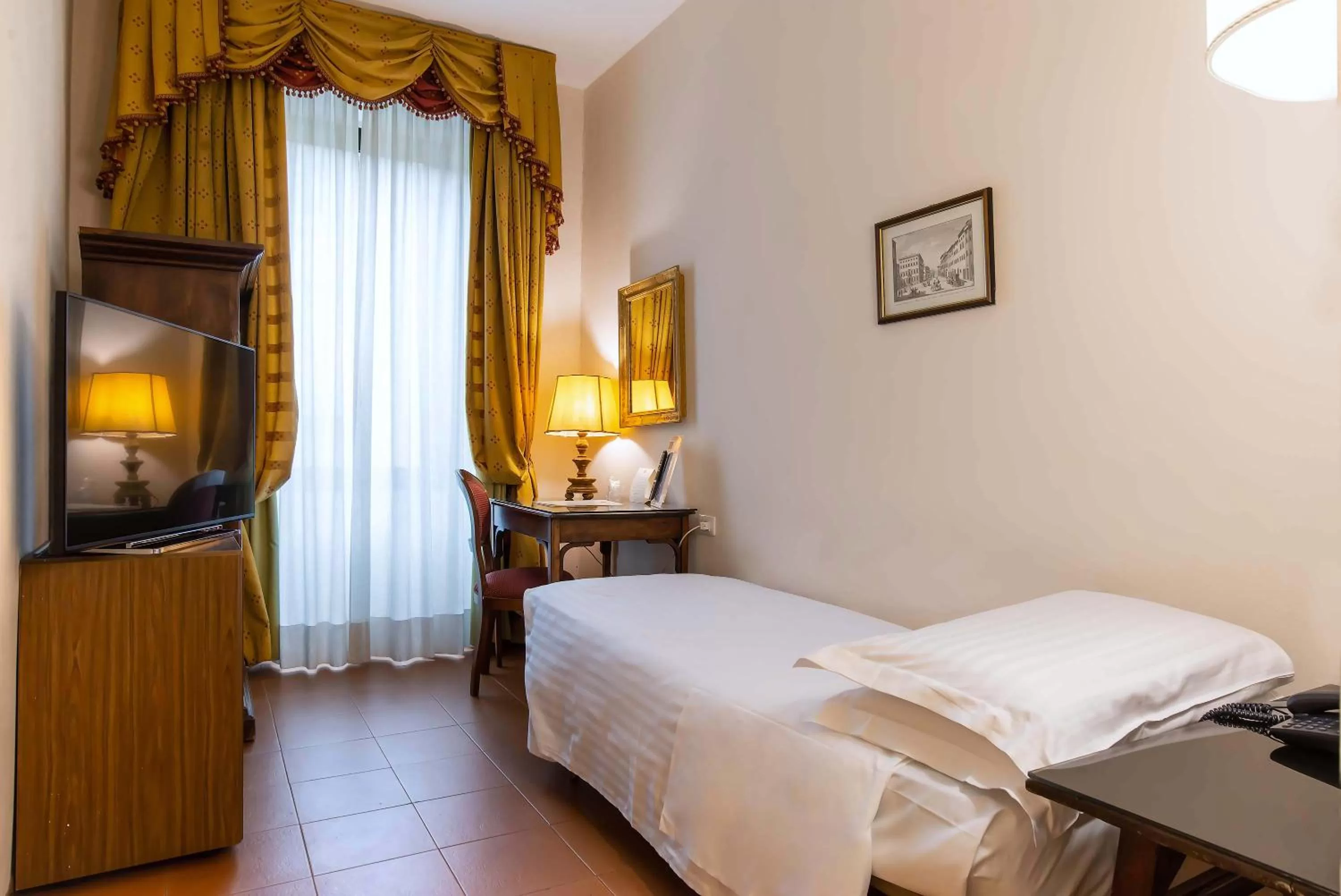 Bed in Hotel Machiavelli Palace