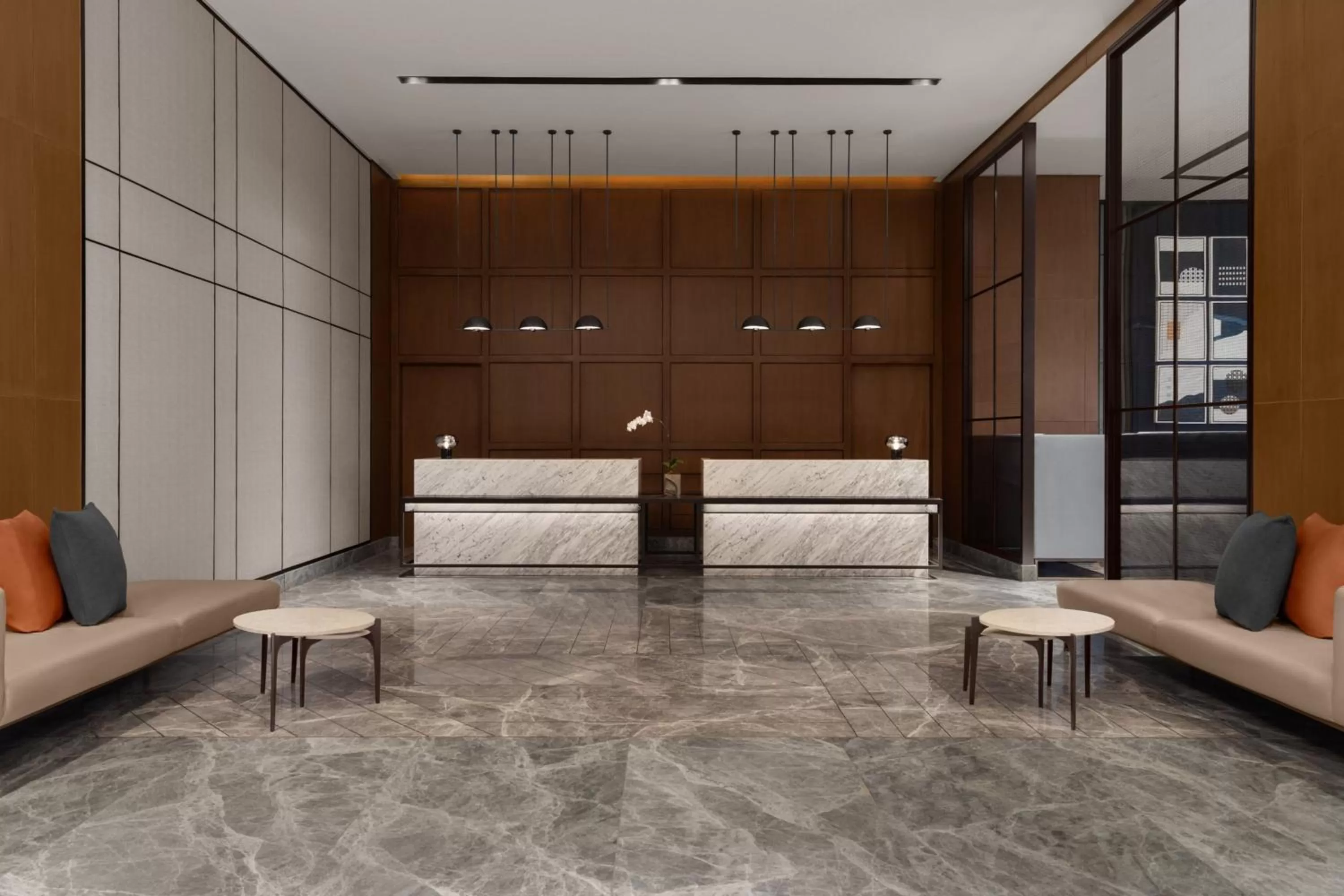 Lobby or reception in Sheraton Manila Bay