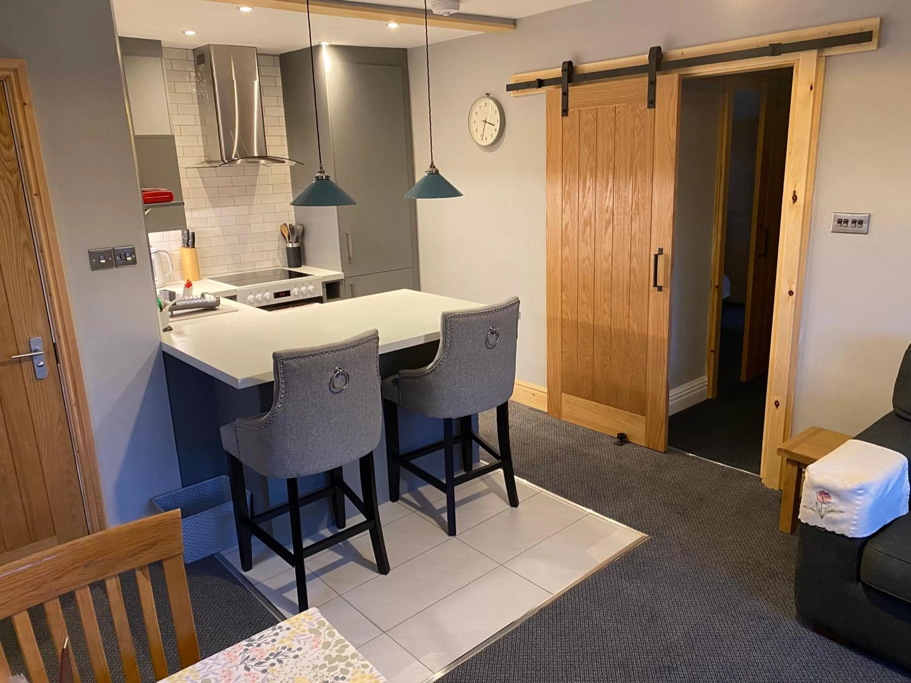 Kitchen or kitchenette in Buile Hill Holiday Flats