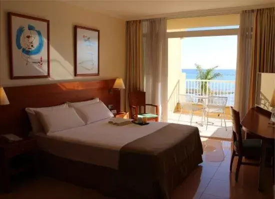 Bed in Hotel Diamar