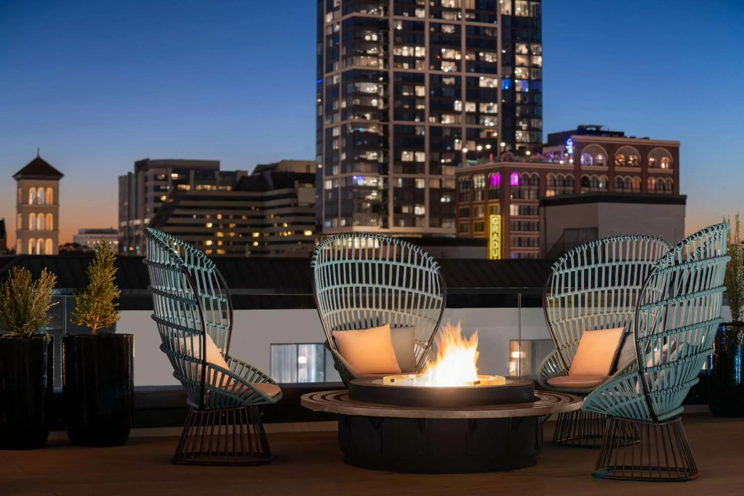 Patio in Hotel Fraye Nashville, Curio Collection By Hilton