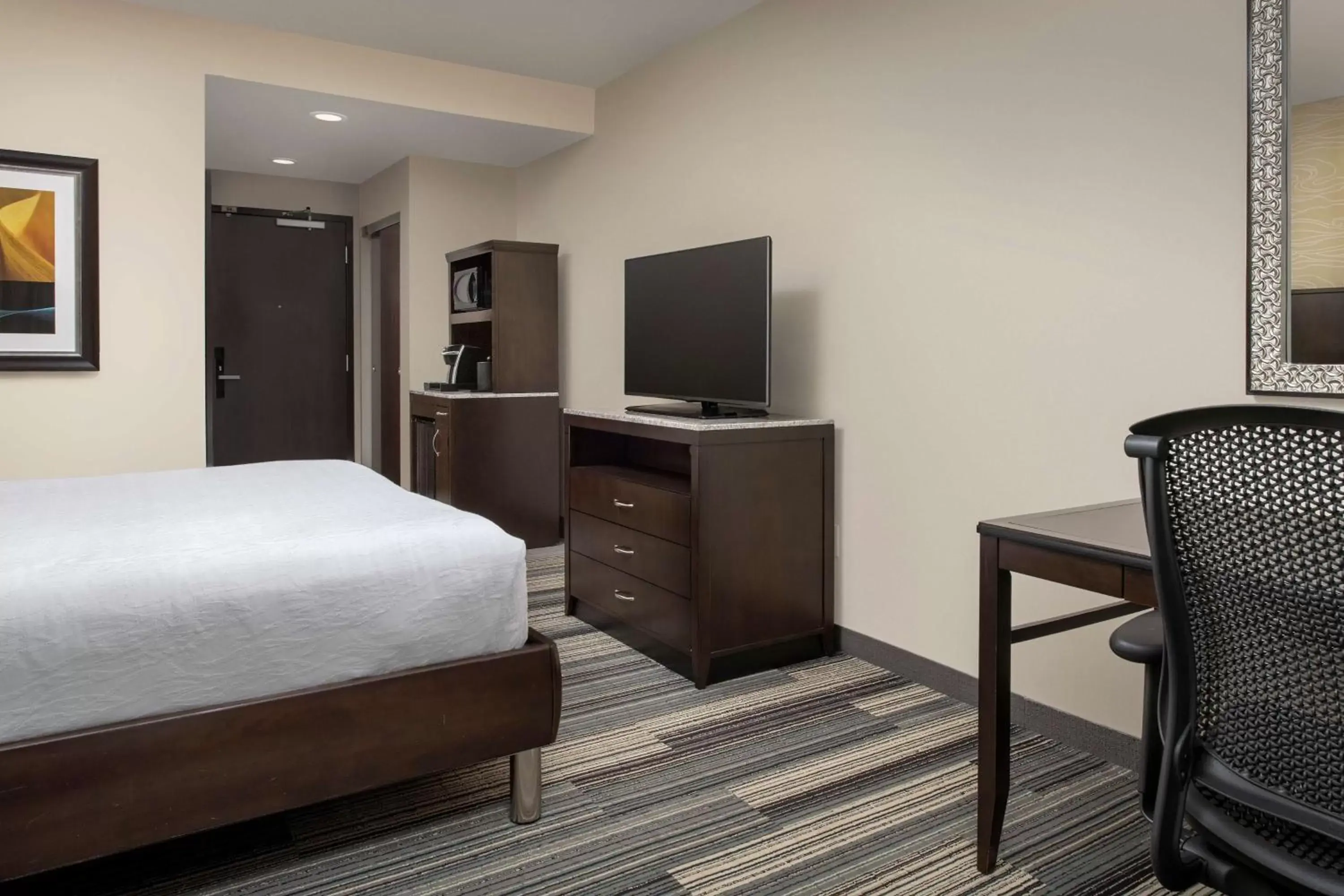 Bedroom, TV/Entertainment Center in Hilton Garden Inn Murfreesboro