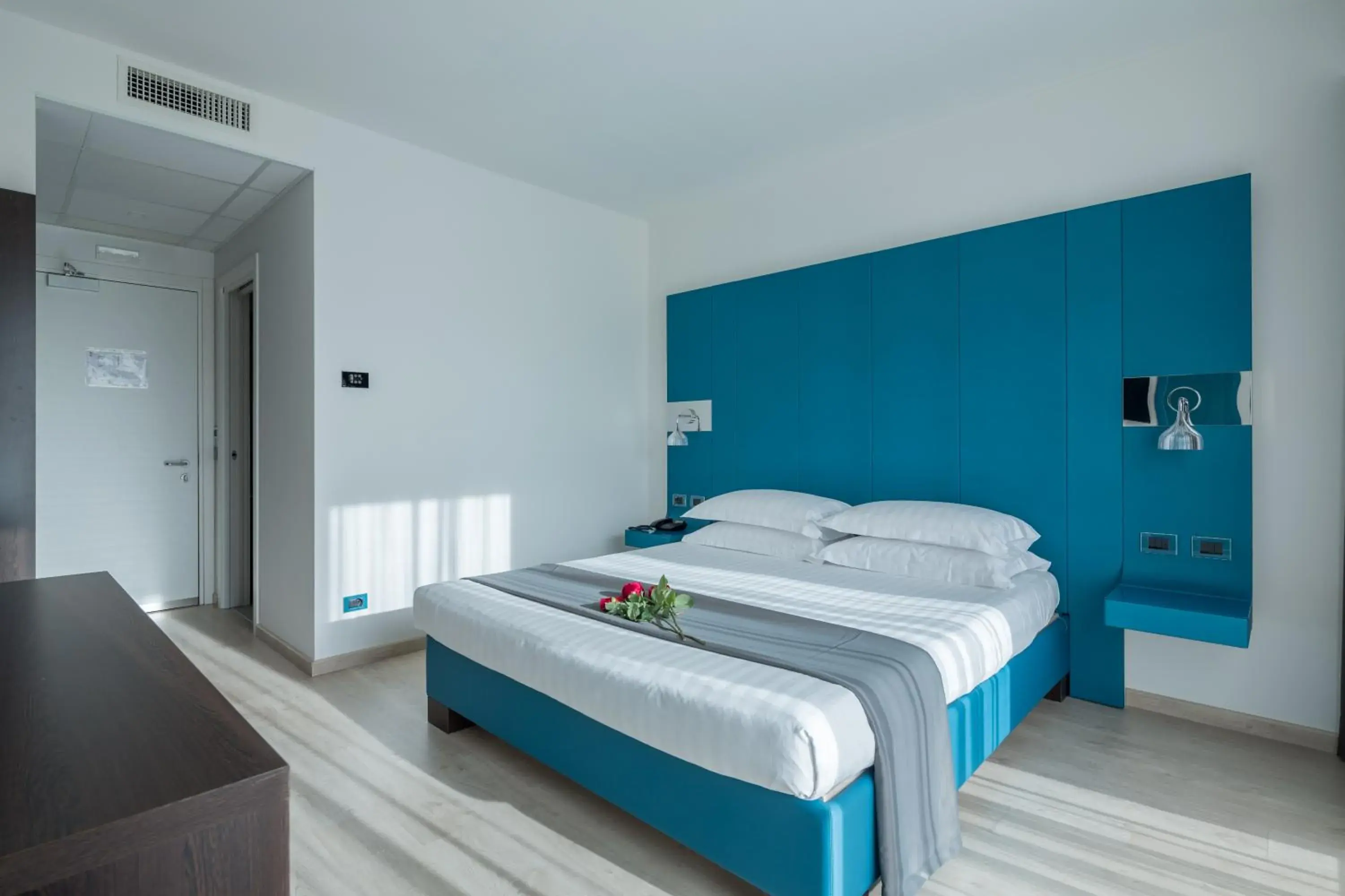 Bedroom, Bed in Hotel Brandoli