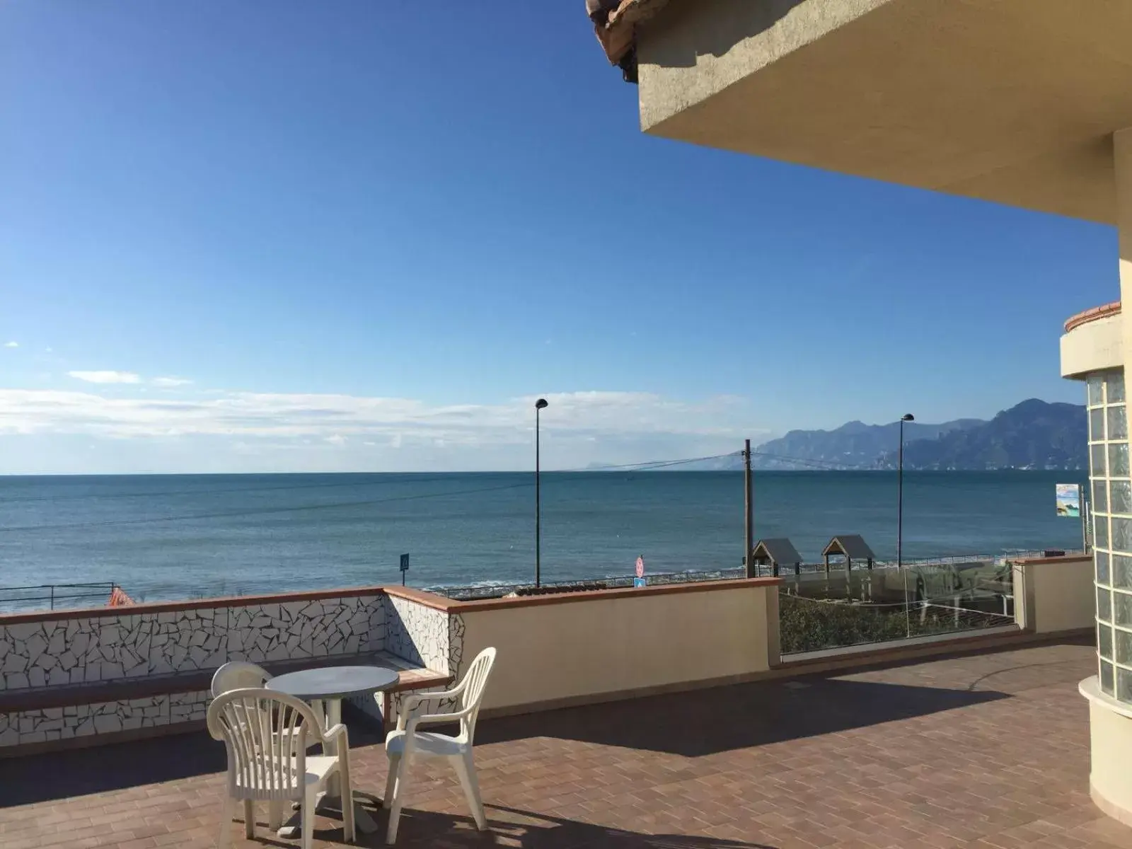 Balcony/Terrace, Sea View in Villa Miramare