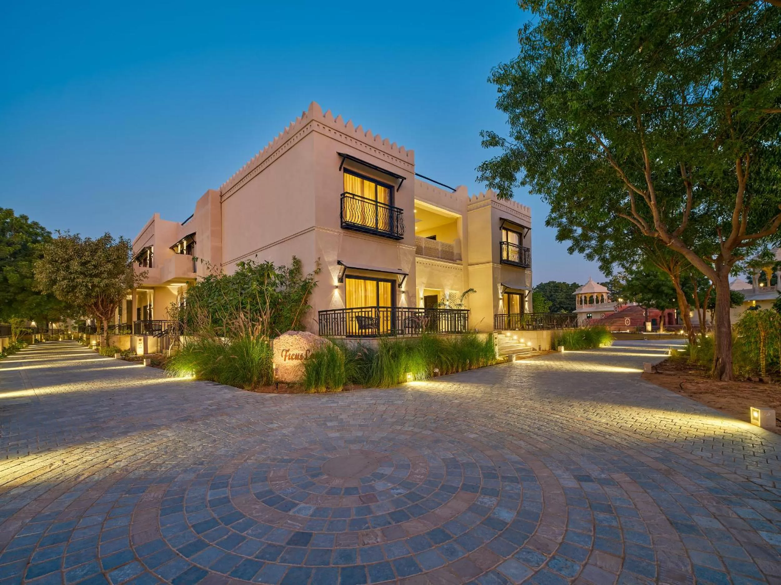 Facade/entrance in Pride Amber Vilas Resort & Convention Centre