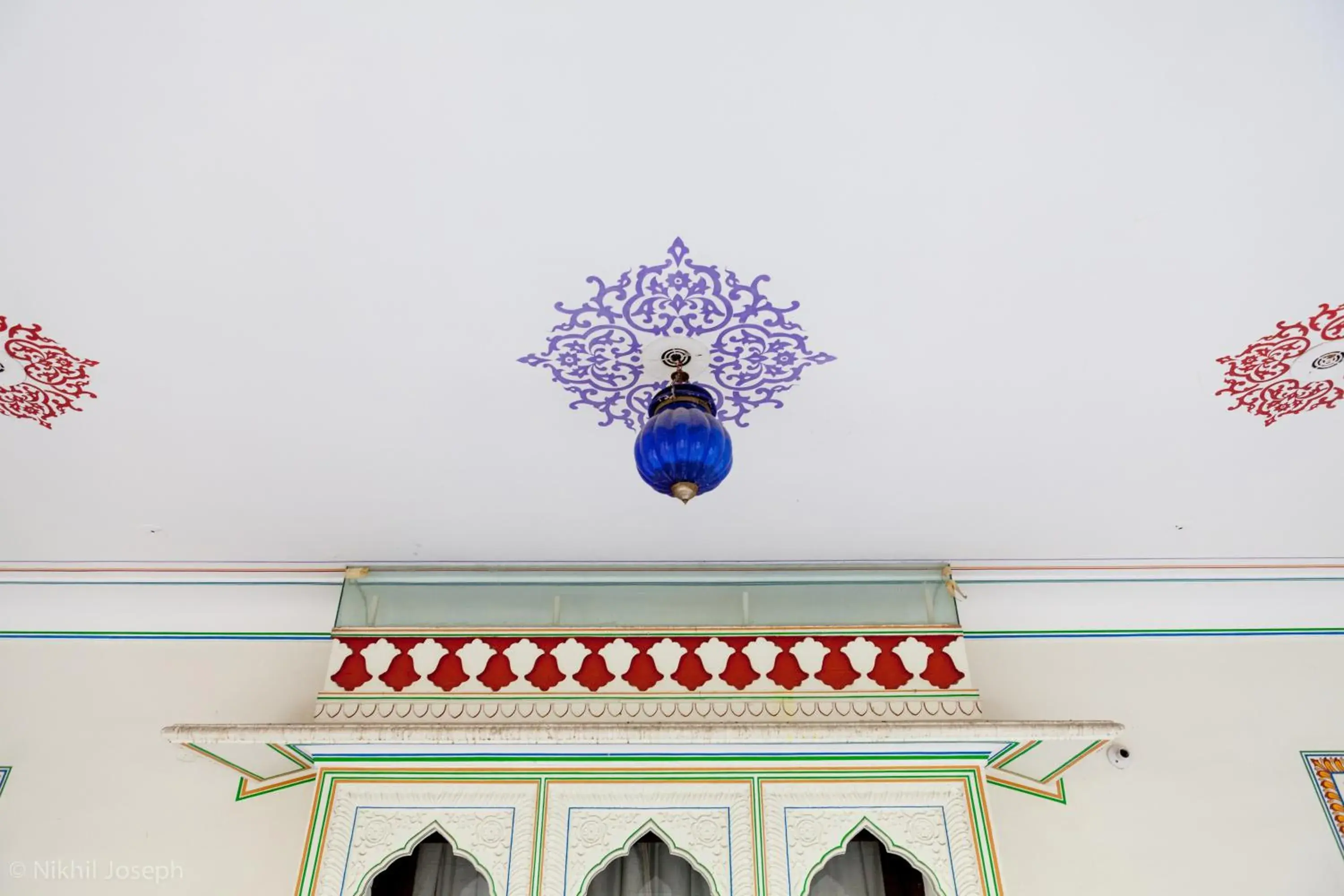 Decorative detail in Krishna Palace - A Heritage Hotel