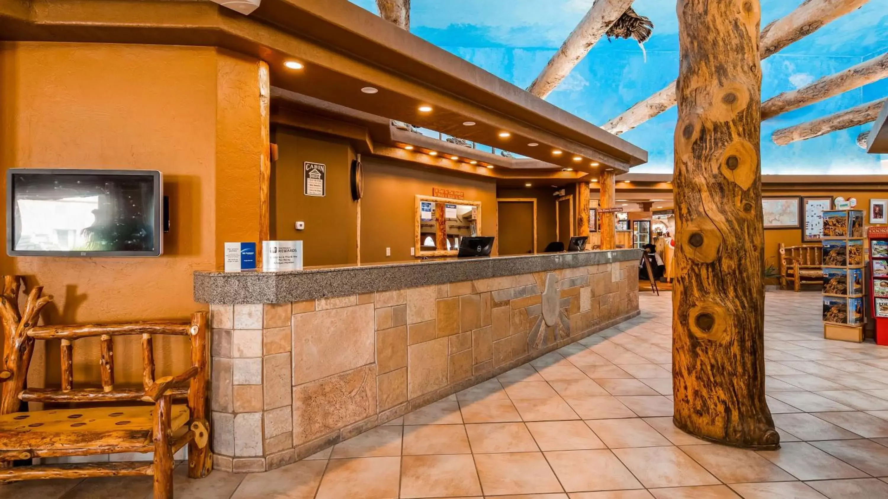 Lobby or reception, Lobby/Reception in Best Western East Zion Thunderbird Lodge