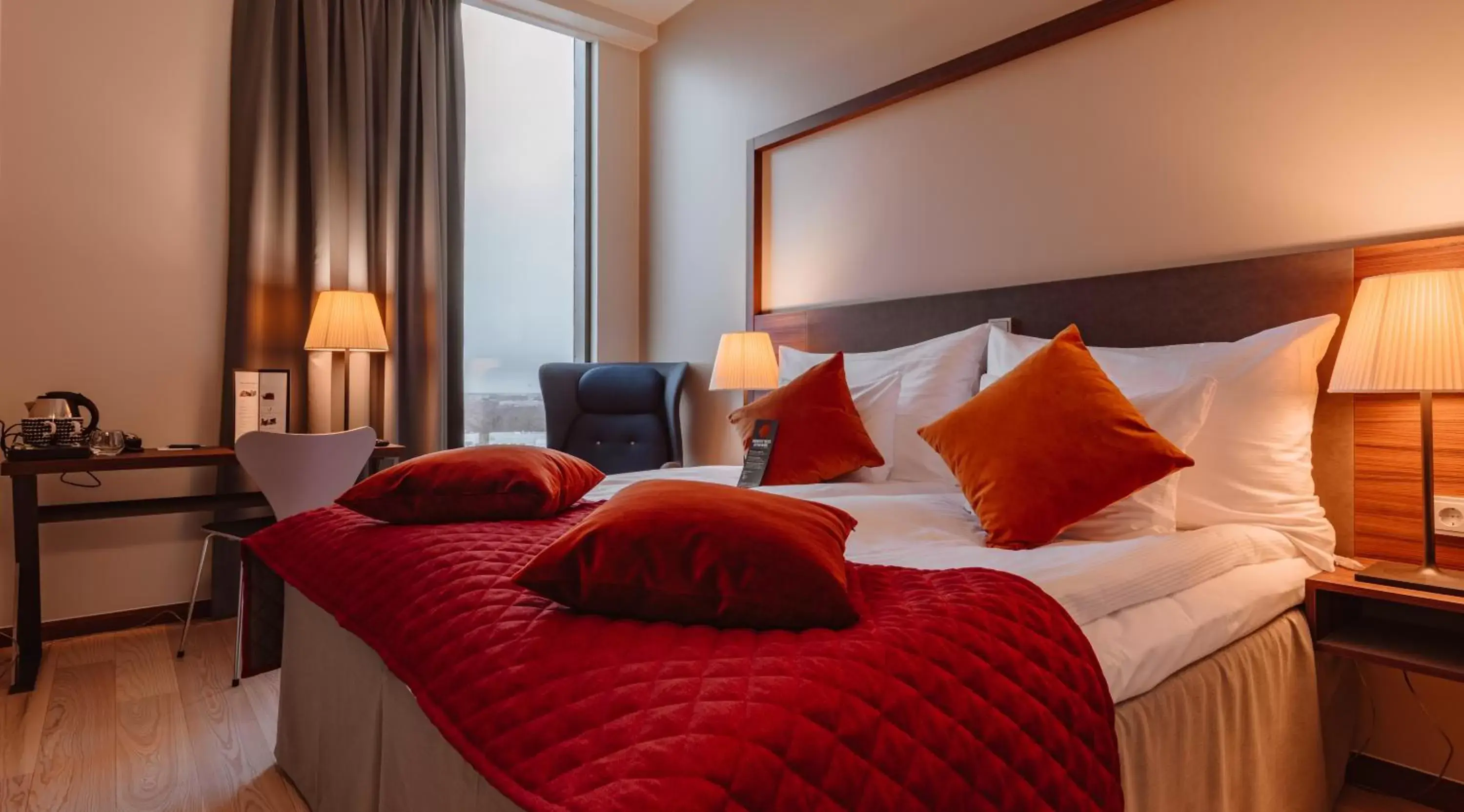 Bed in Clarion Hotel Helsinki