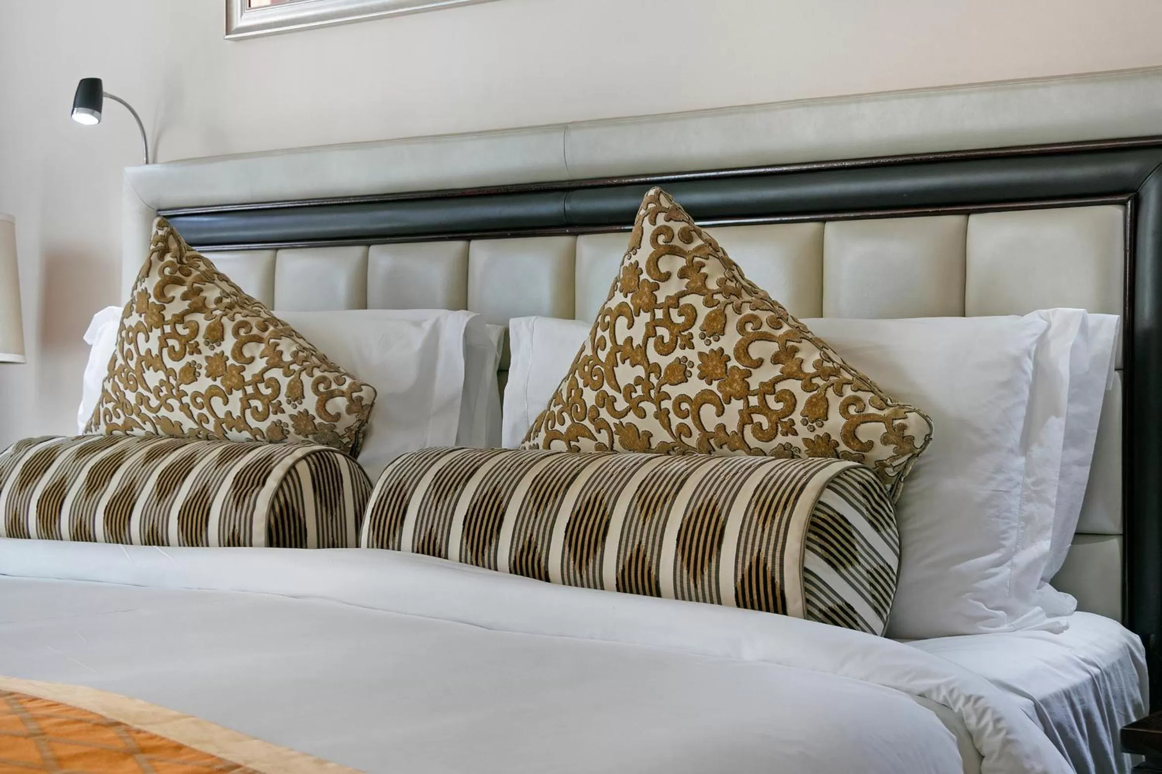 Bed in Taj Executive Suites, Private Residence