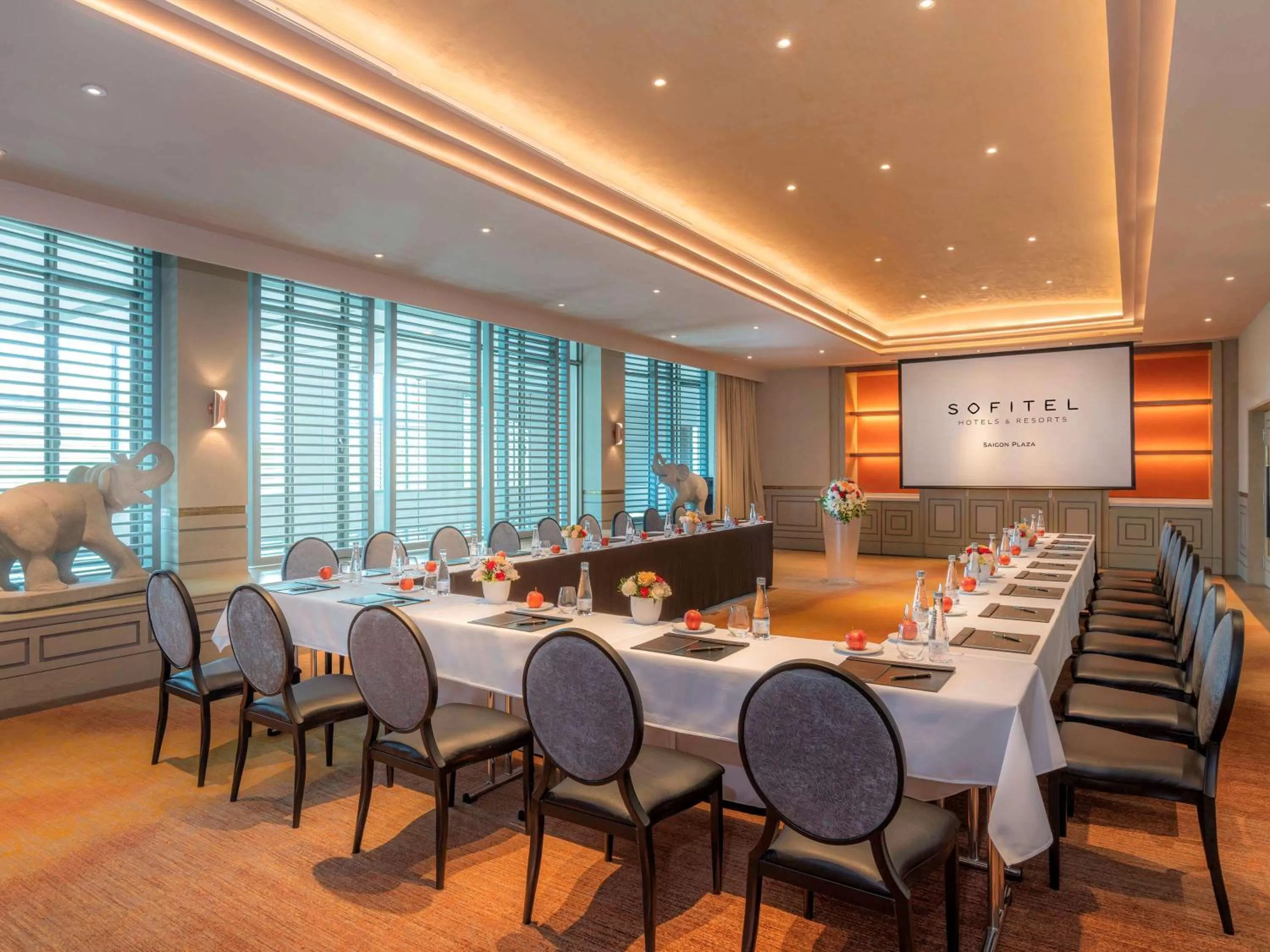 On site in Sofitel Saigon Plaza