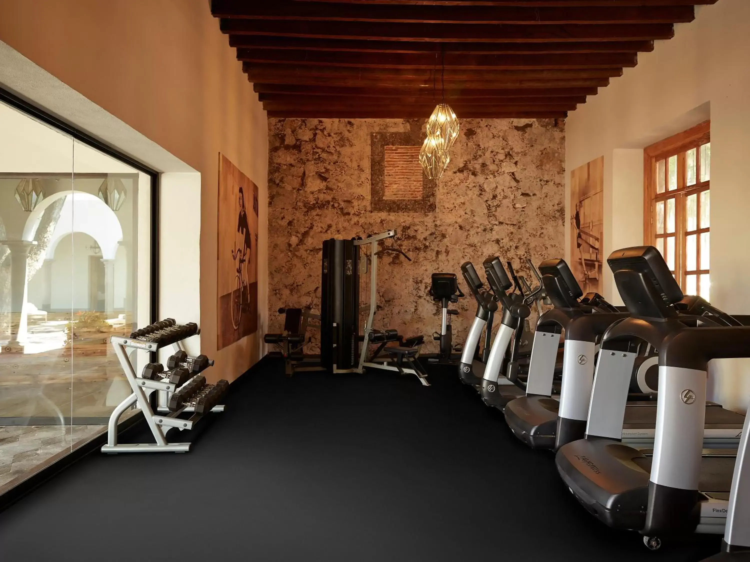 Fitness centre/facilities in Fiesta Americana Hacienda Galindo Resort & Spa