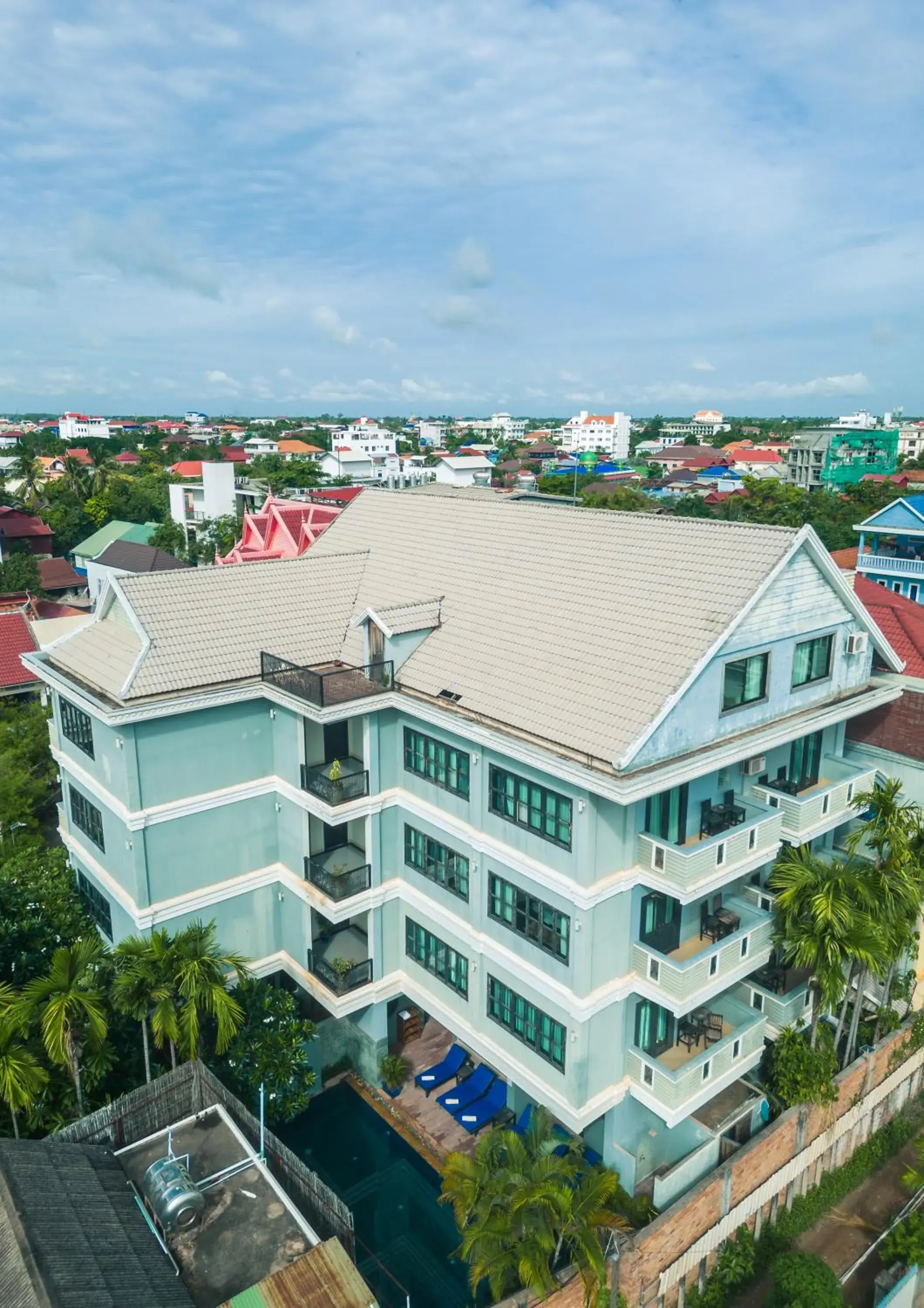 Property building, Bird's-eye View in Siem Reap Comforts Hostel