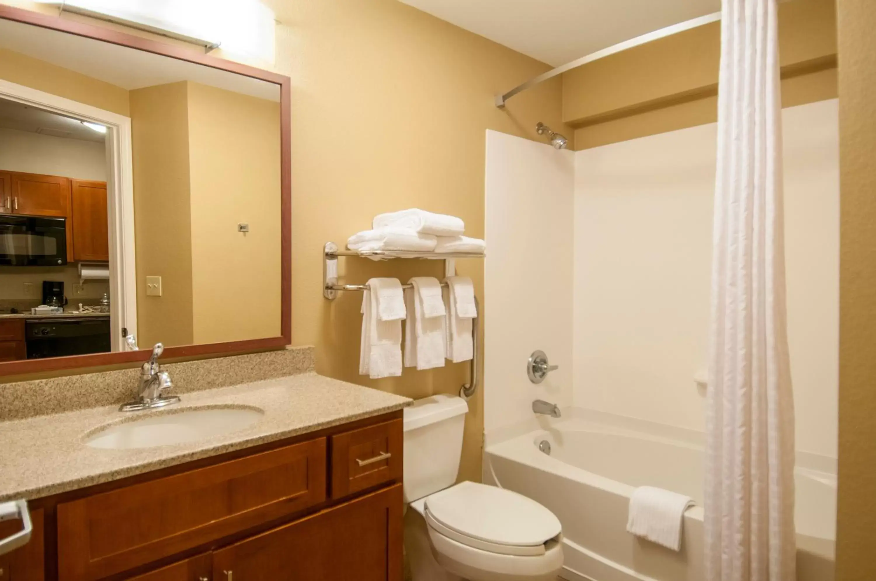 Bathroom in Candlewood Suites Flowood, MS, an IHG Hotel