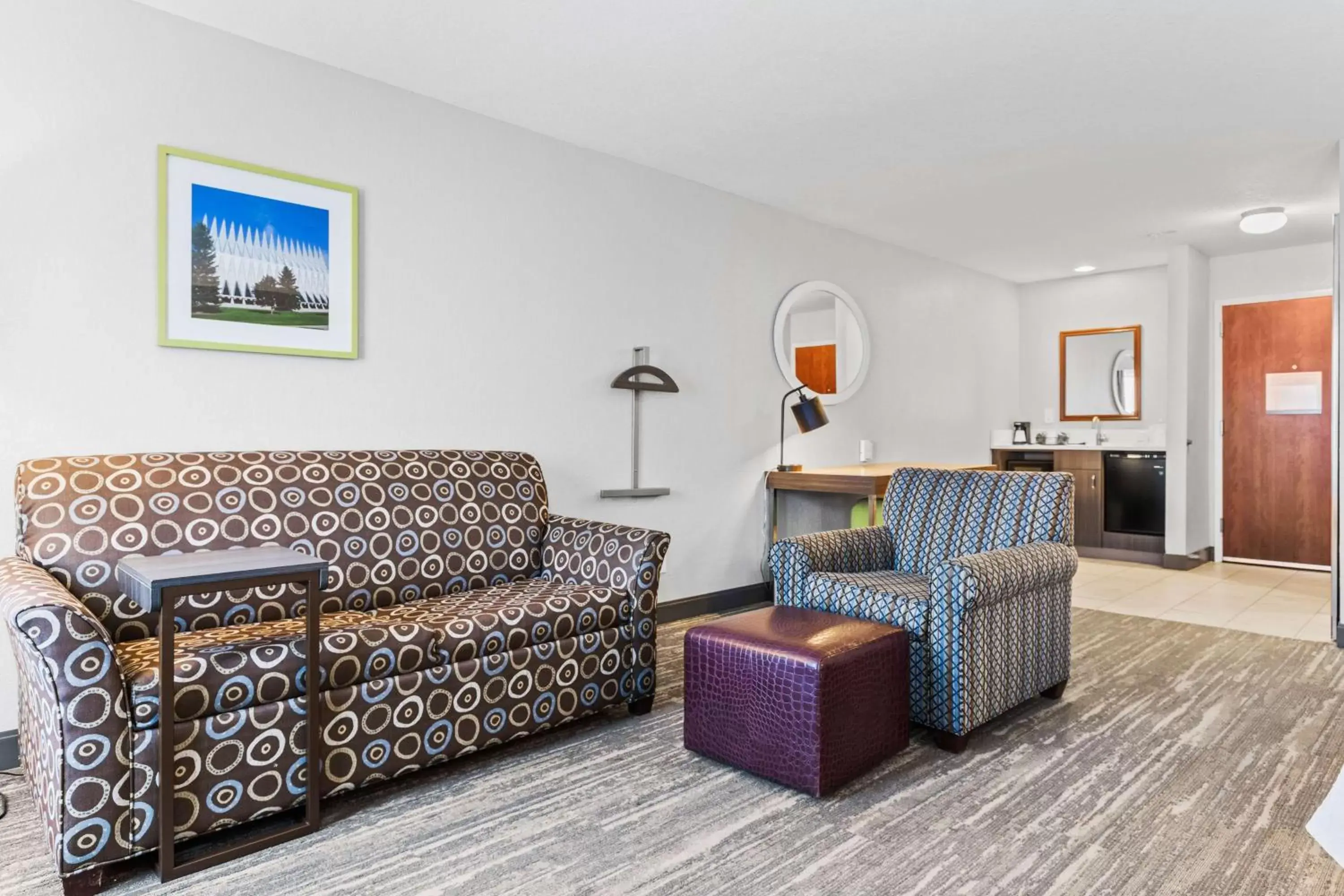 Living room, Seating Area in Hampton Inn & Suites Colorado Springs-Air Force Academy/I-25 North