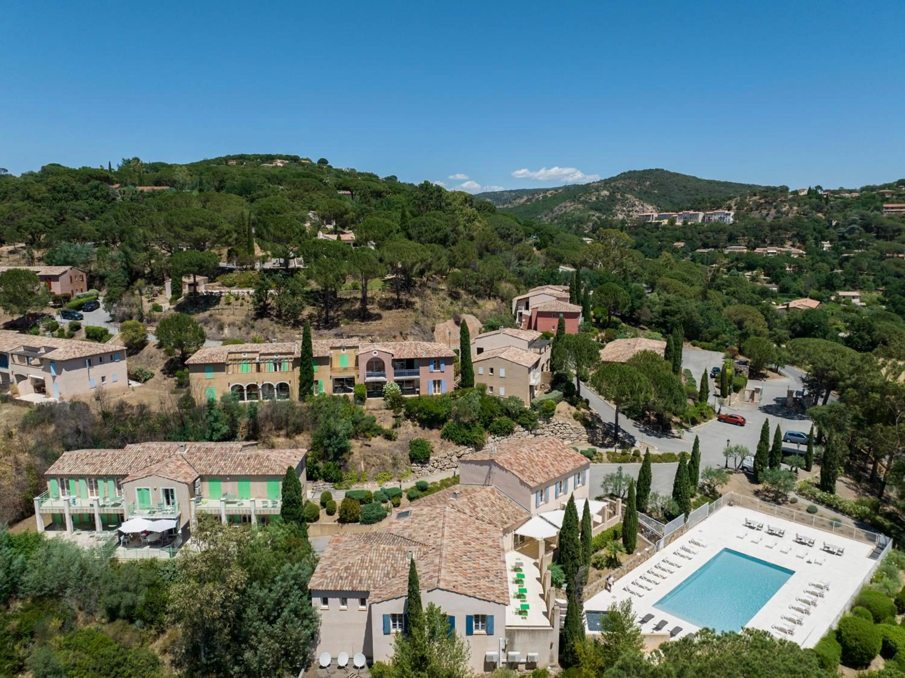 Bird's eye view in Garden & City Les Bastides de Grimaud