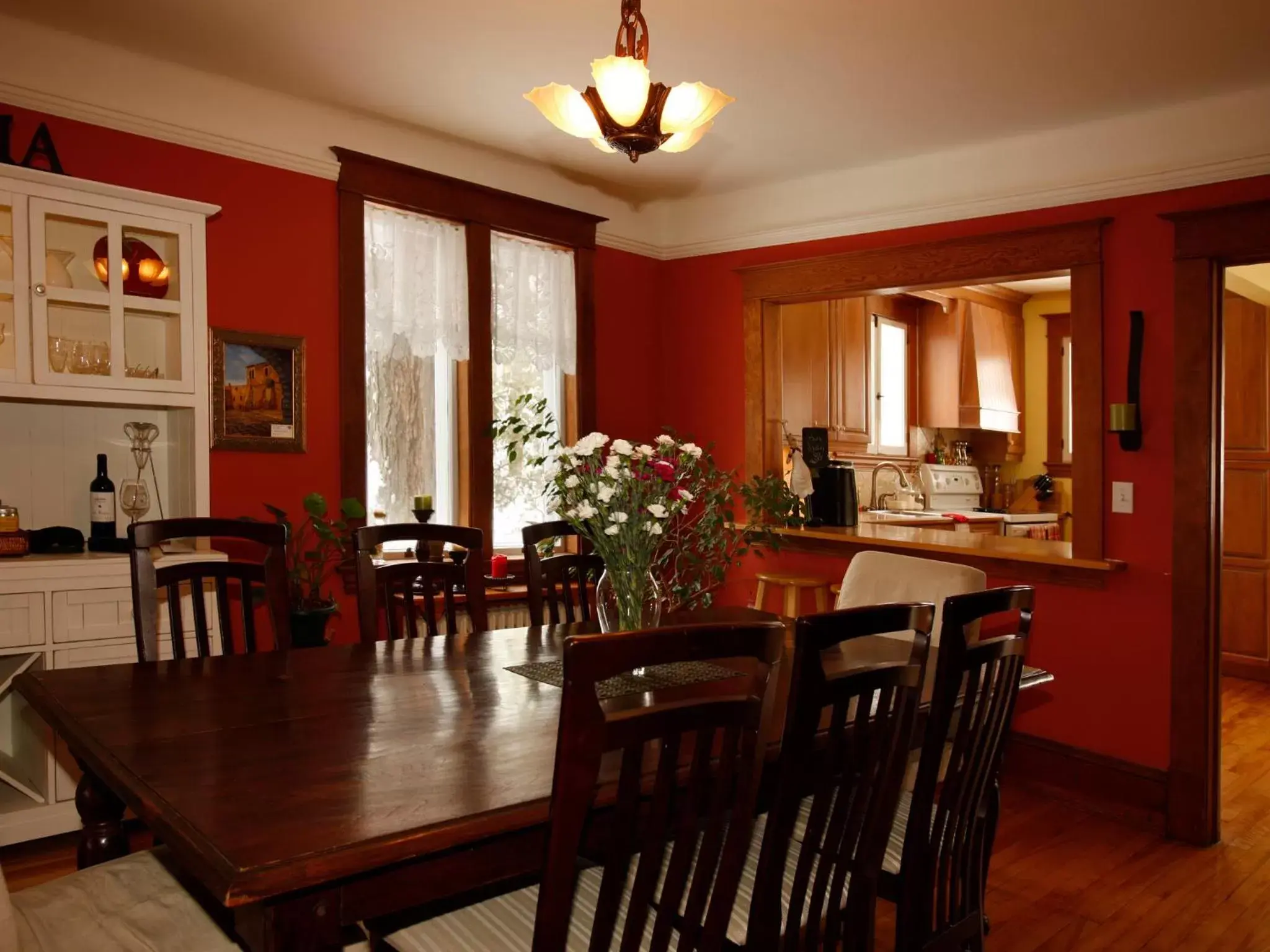 Dining area, Restaurant/Places to Eat in Au Virage B&B