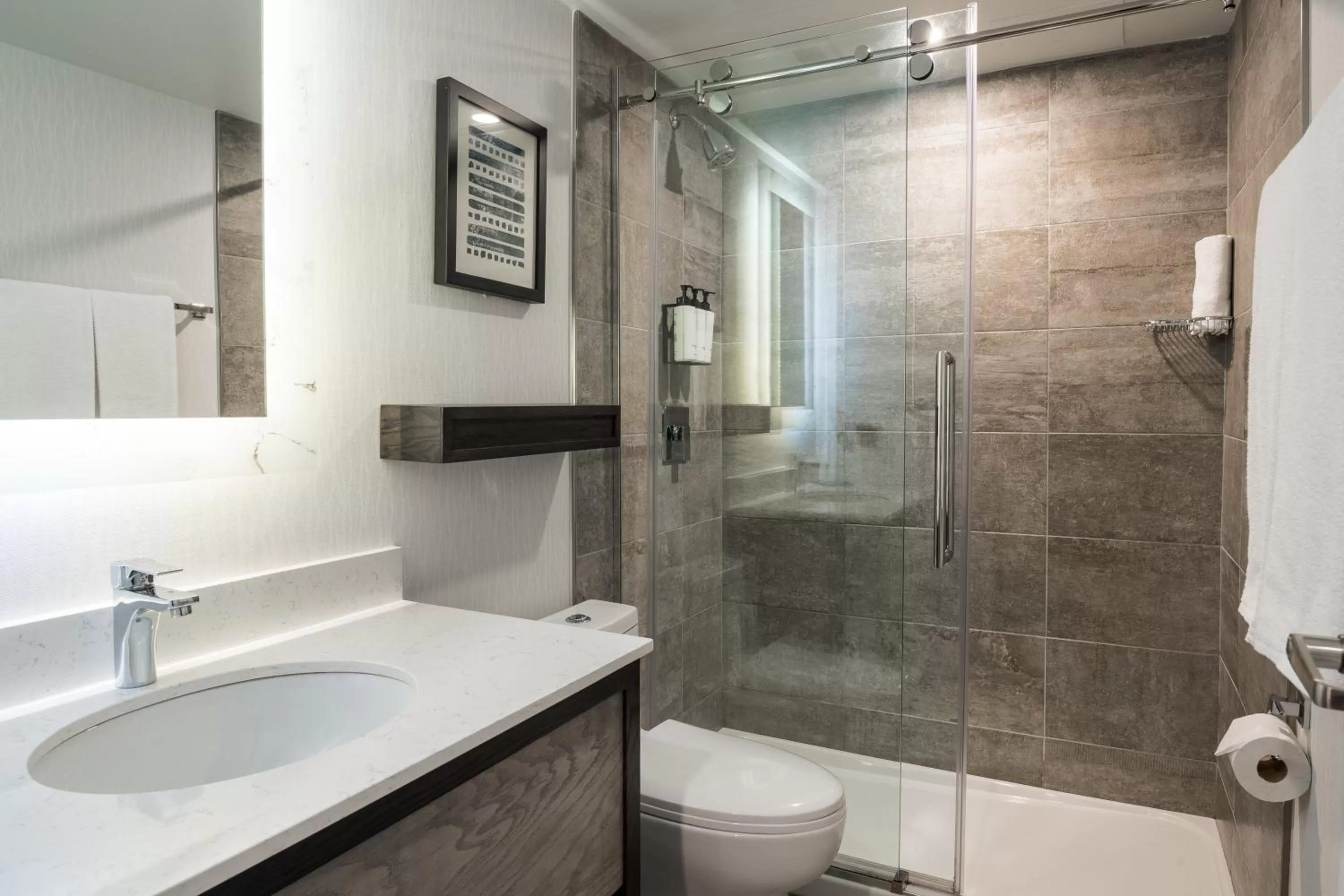Bathroom in Crowne Plaza Hotel Moncton Downtown by IHG