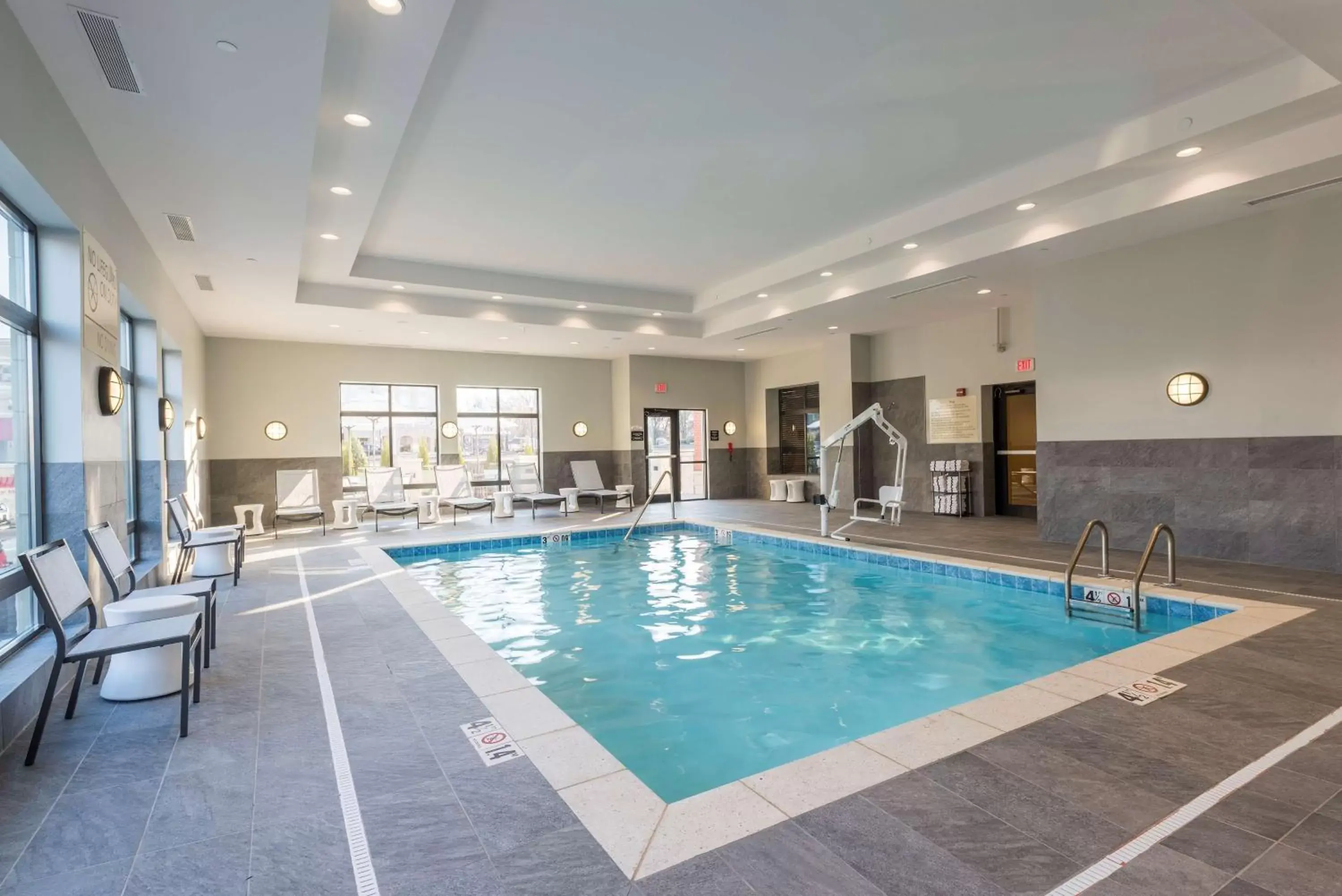 Pool view, Swimming Pool in Hampton Inn & Suites West Lafayette, In