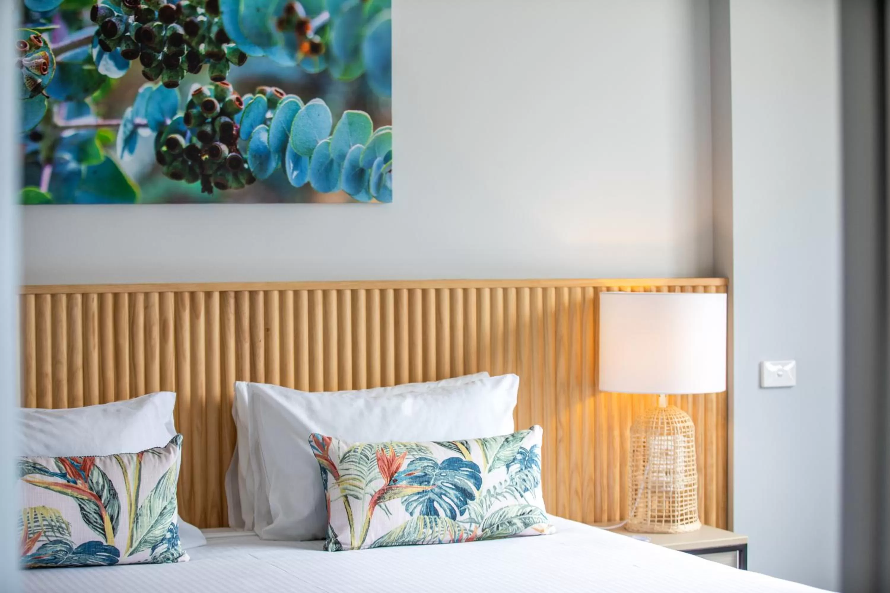 Decorative detail, Bed in Nightcap at Hotel Victor