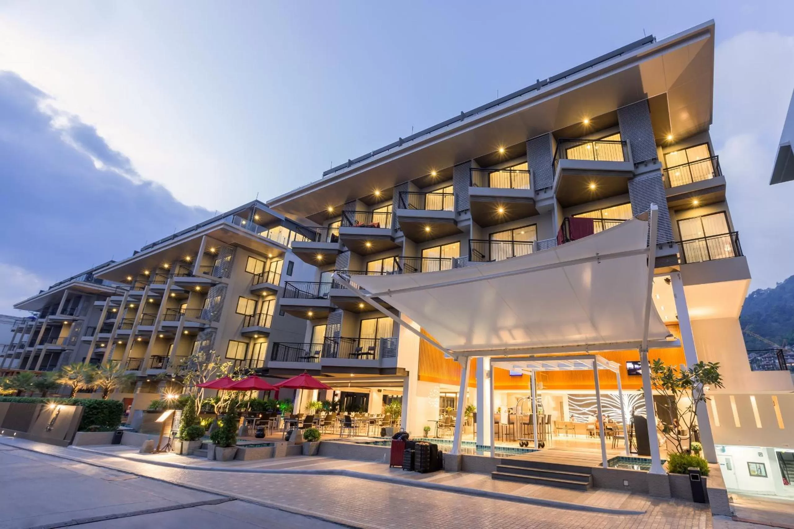 Facade/entrance in The Charm Resort Phuket - SHA Certified