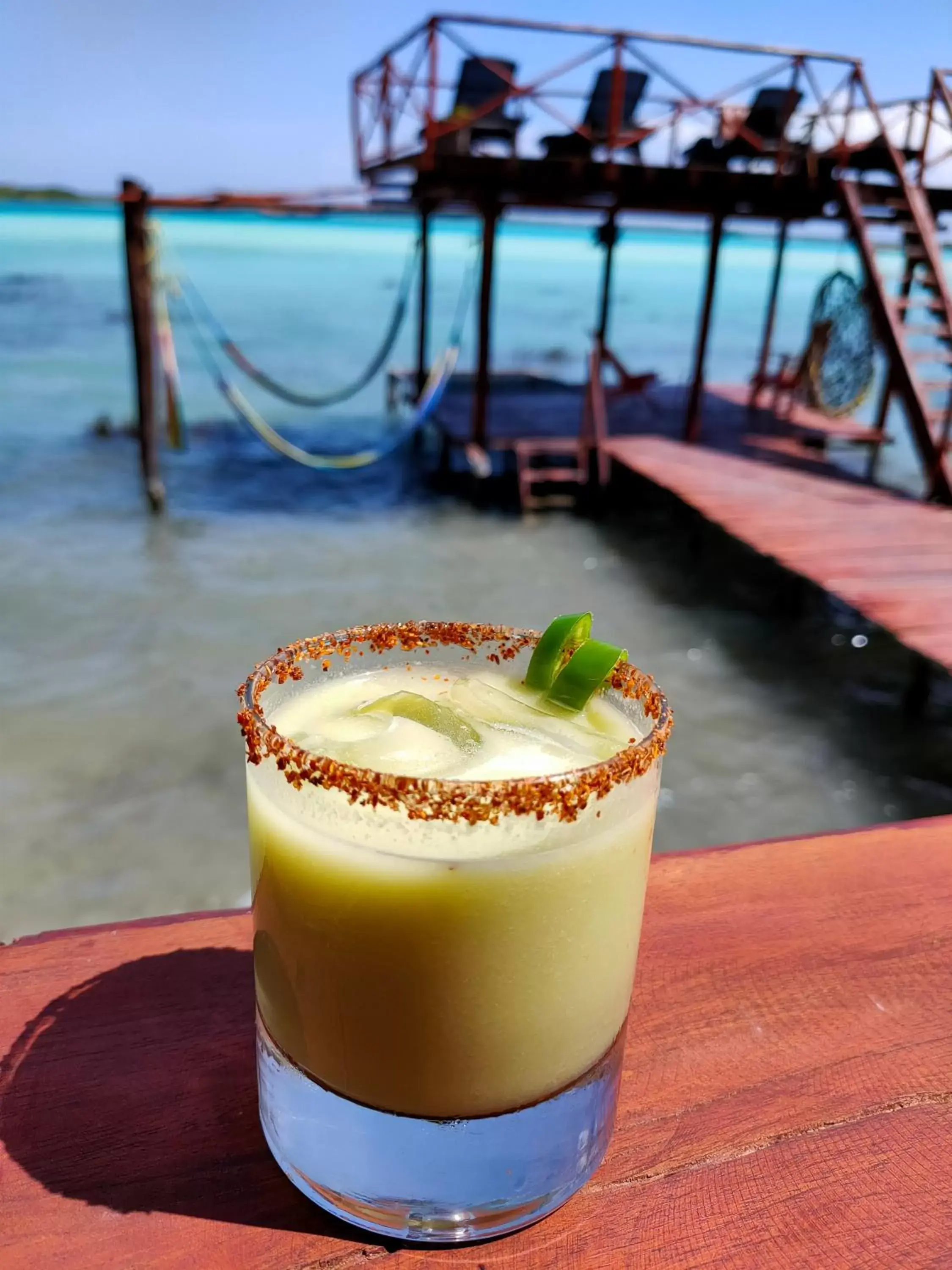 Lounge or bar in El Búho Lagoon Bacalar